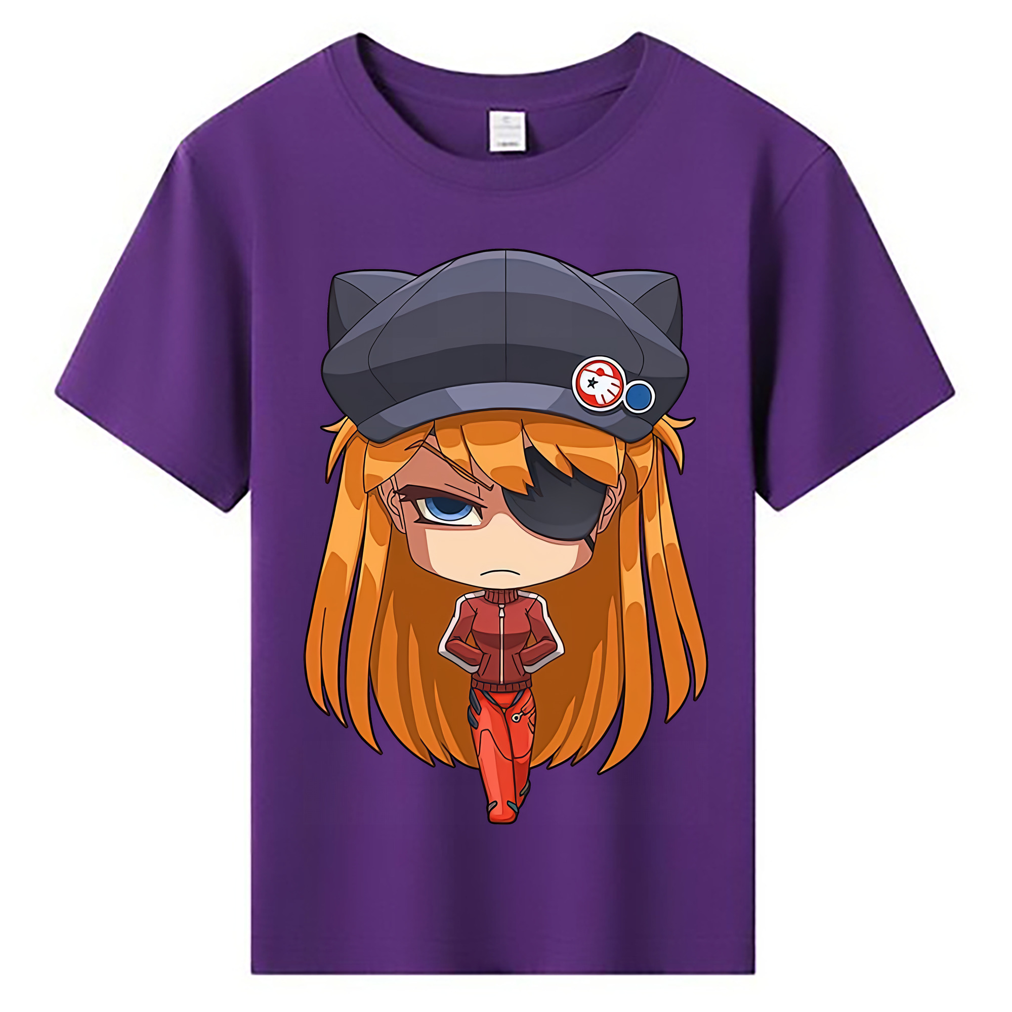 （画像用） EVA 新世紀エヴァンゲリオン 綿100％キッズTシャツ（フロントプリント）