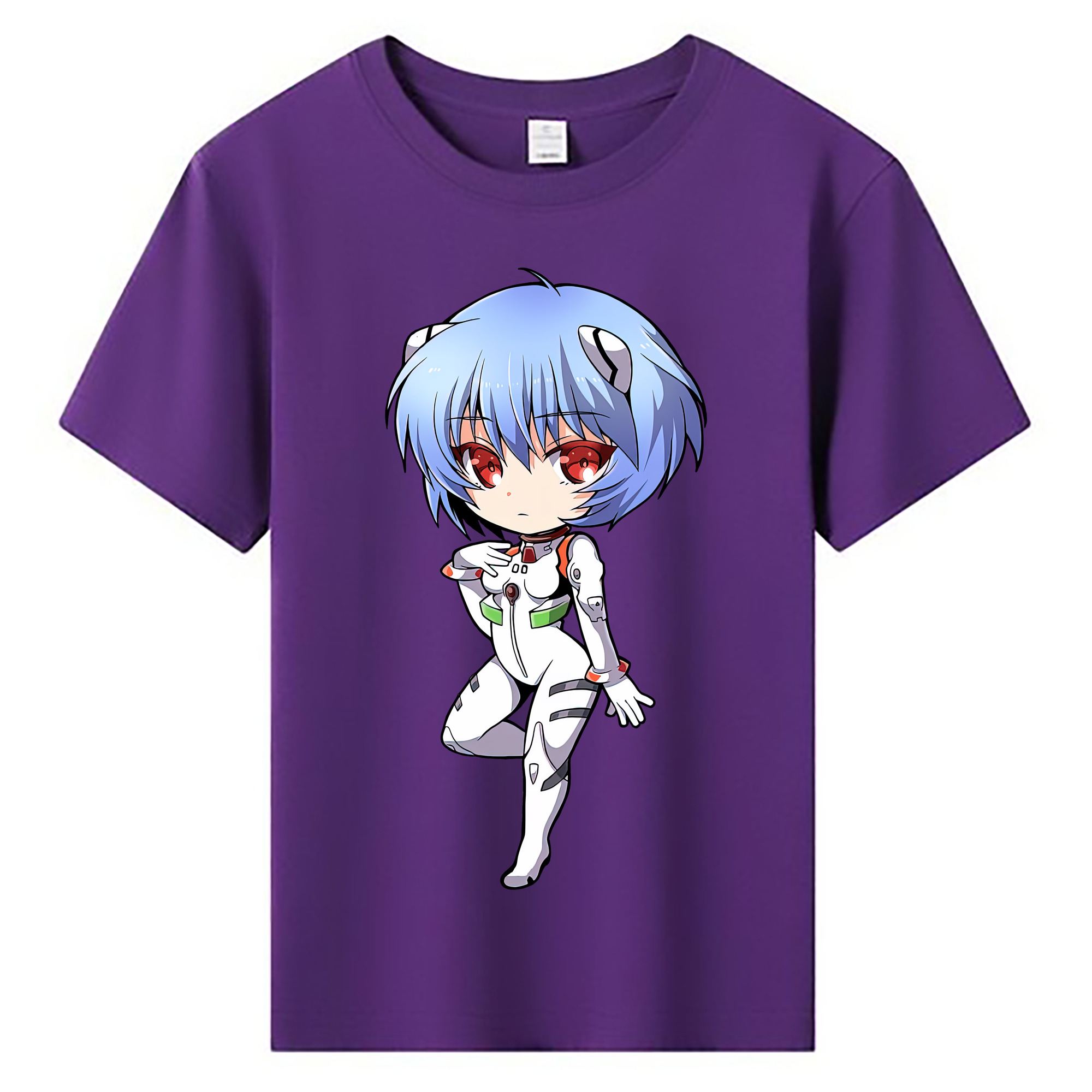 （画像用） EVA 新世紀エヴァンゲリオン 綿100％キッズTシャツ（フロントプリント）