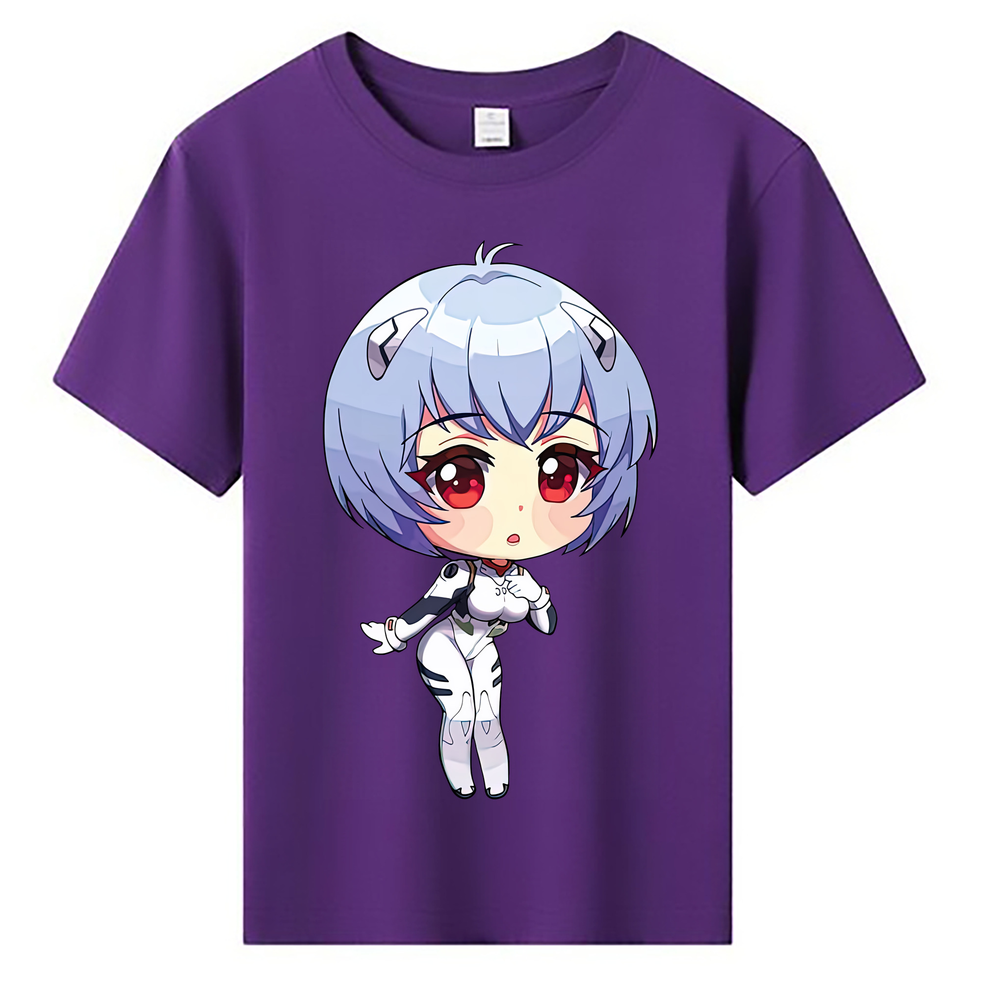 （画像用） EVA 新世紀エヴァンゲリオン 綿100％キッズTシャツ（フロントプリント）