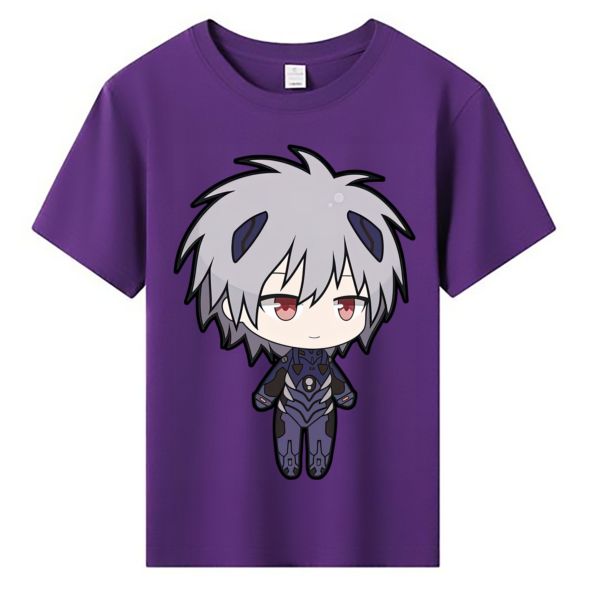（画像用） EVA 新世紀エヴァンゲリオン 綿100％キッズTシャツ（フロントプリント）