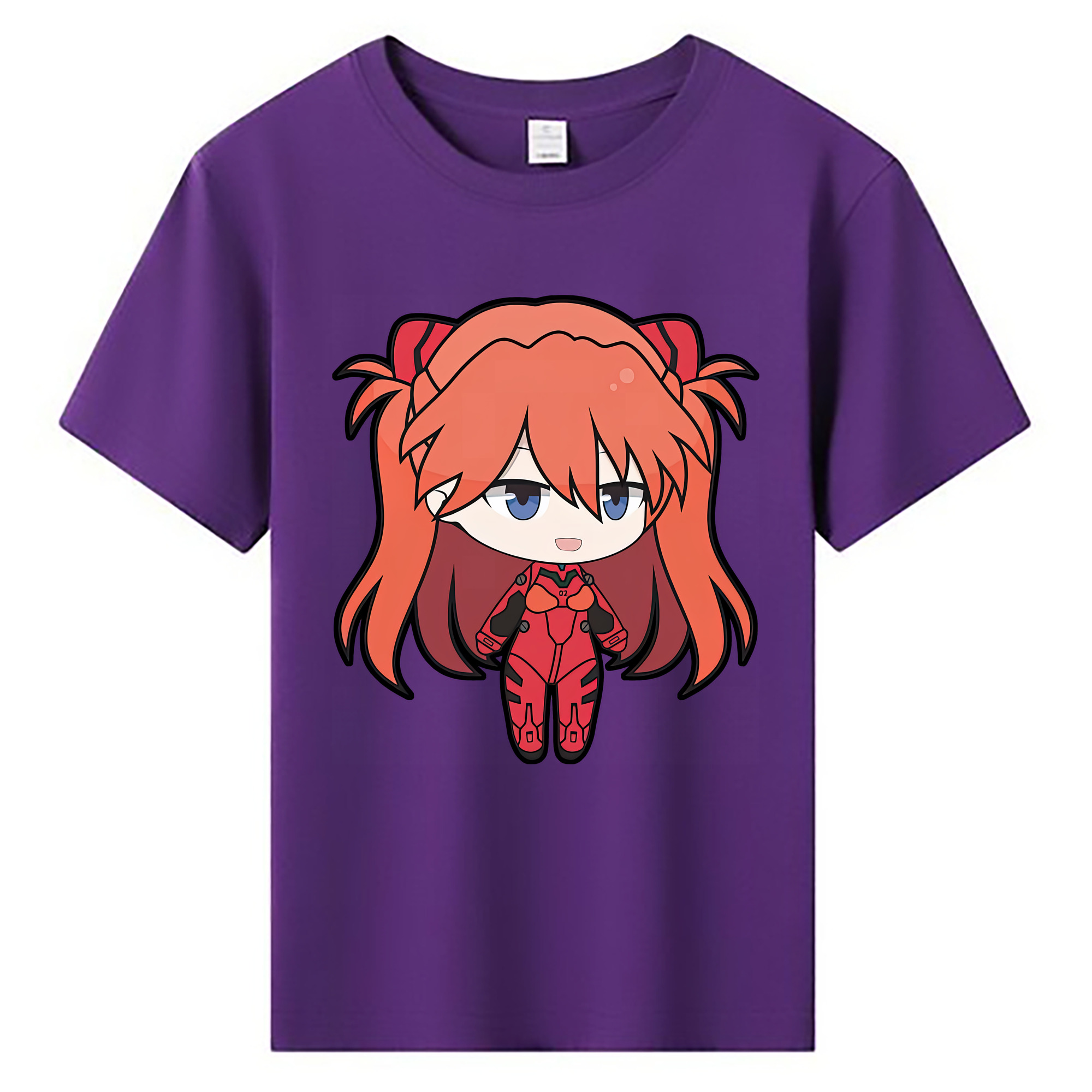 （画像用） EVA 新世紀エヴァンゲリオン 綿100％キッズTシャツ（フロントプリント）