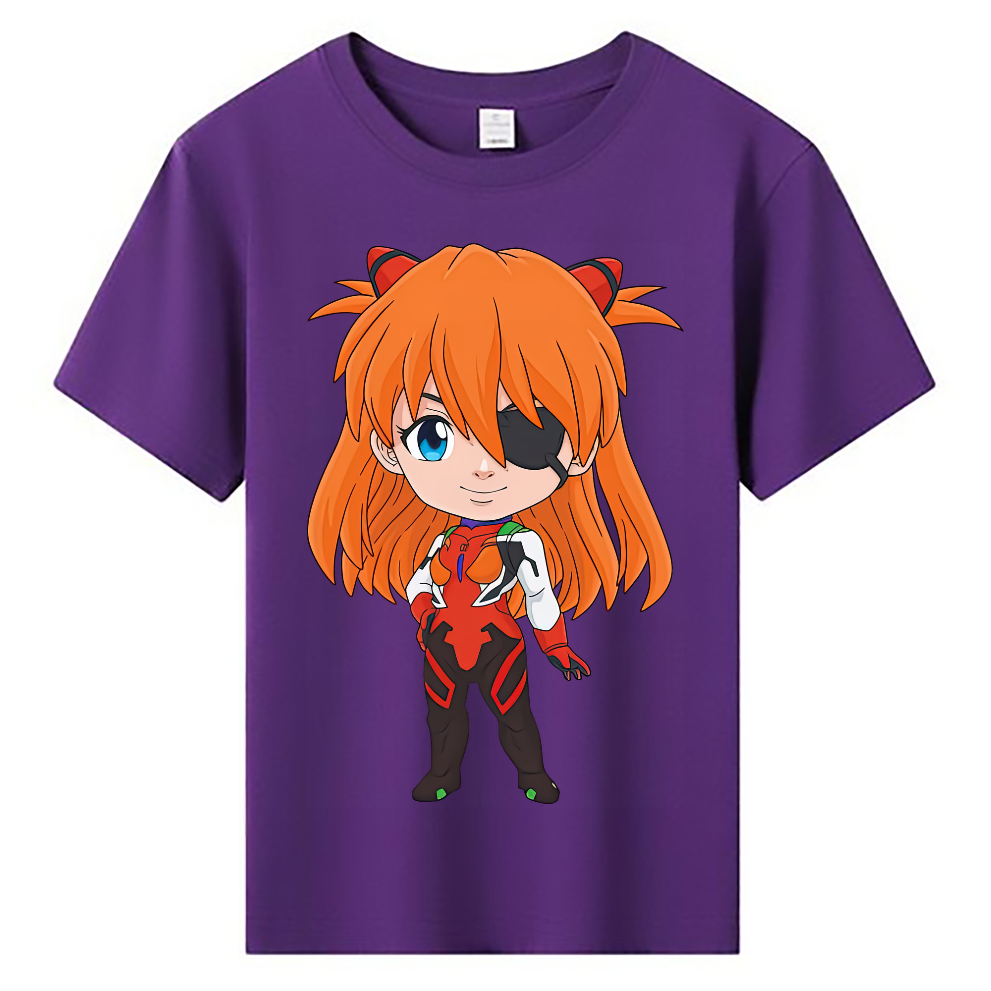 （画像用） EVA 新世紀エヴァンゲリオン 綿100％キッズTシャツ（フロントプリント）