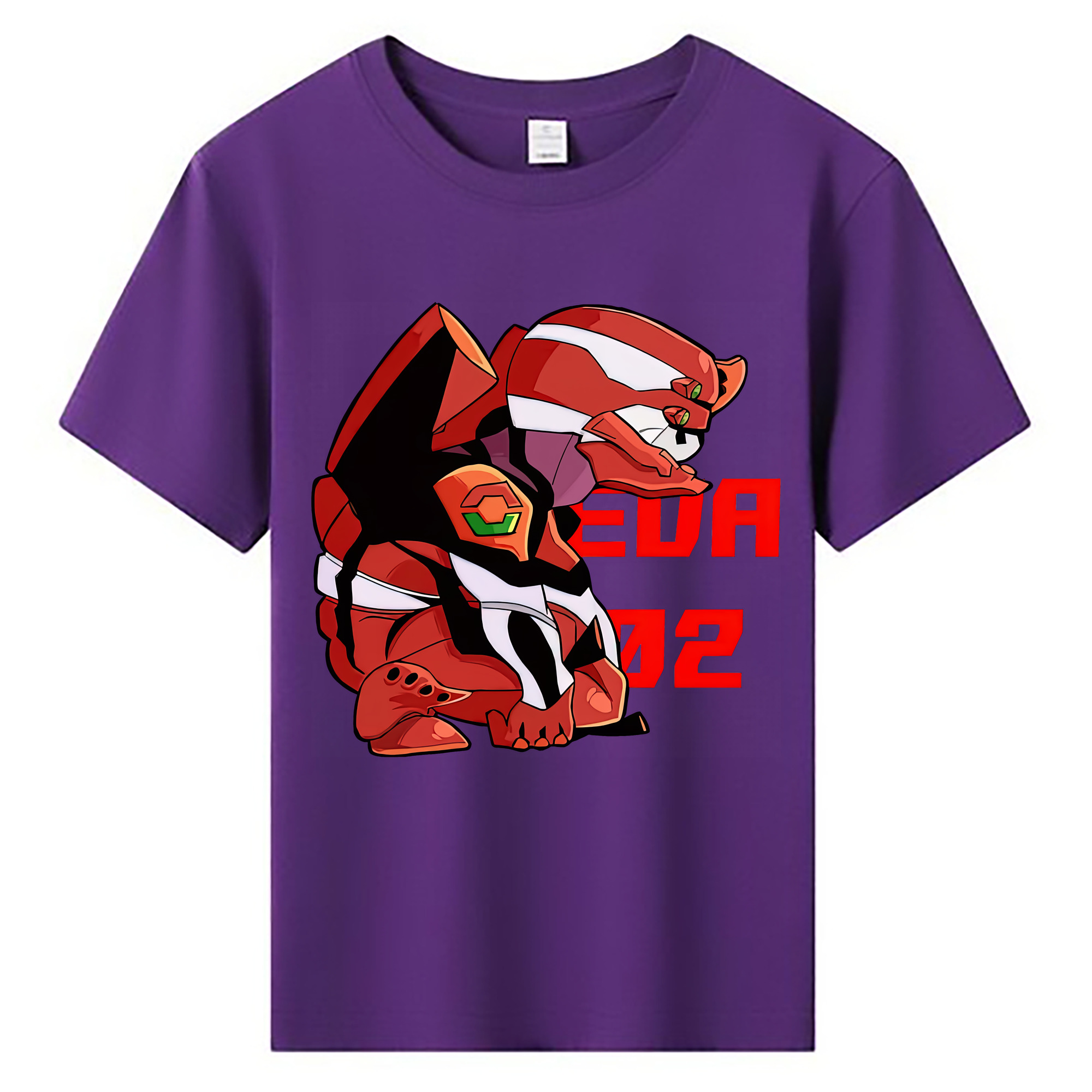 （画像用） EVA 新世紀エヴァンゲリオン 綿100％キッズTシャツ（フロントプリント）