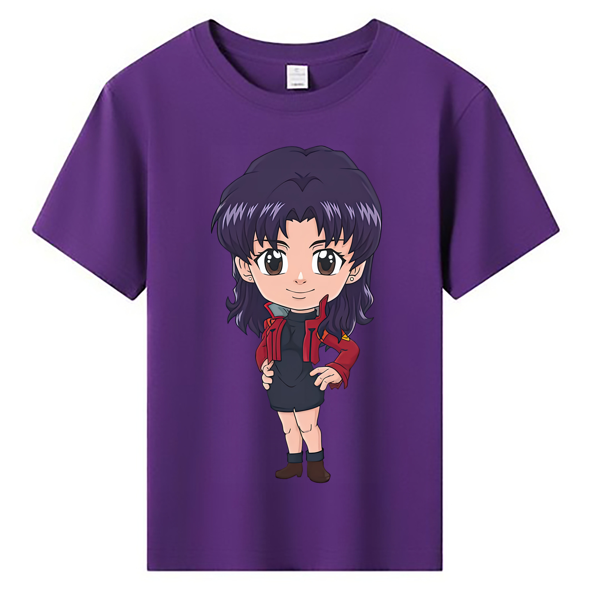 （画像用） EVA 新世紀エヴァンゲリオン 綿100％キッズTシャツ（フロントプリント）