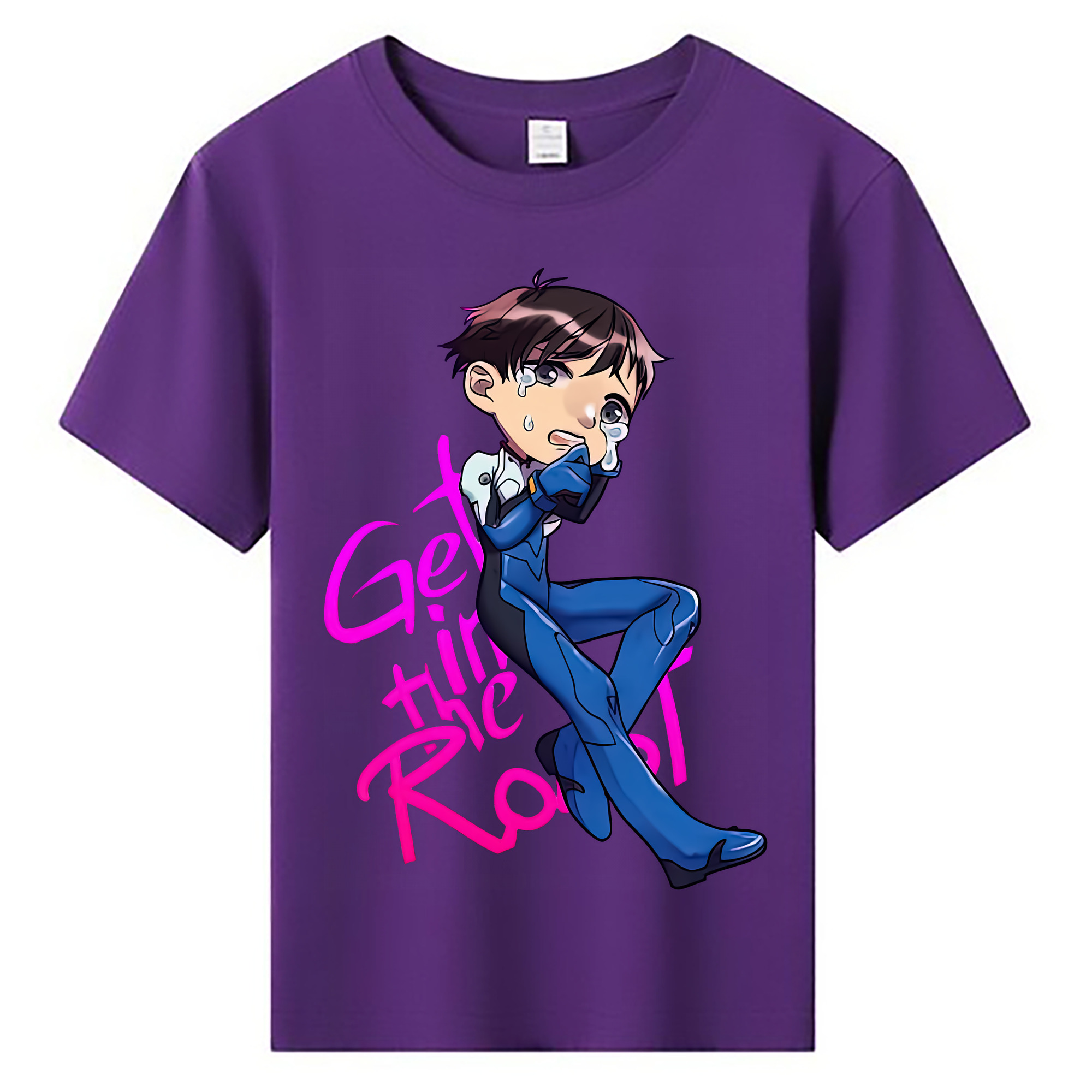 （画像用） EVA 新世紀エヴァンゲリオン 綿100％キッズTシャツ（フロントプリント）