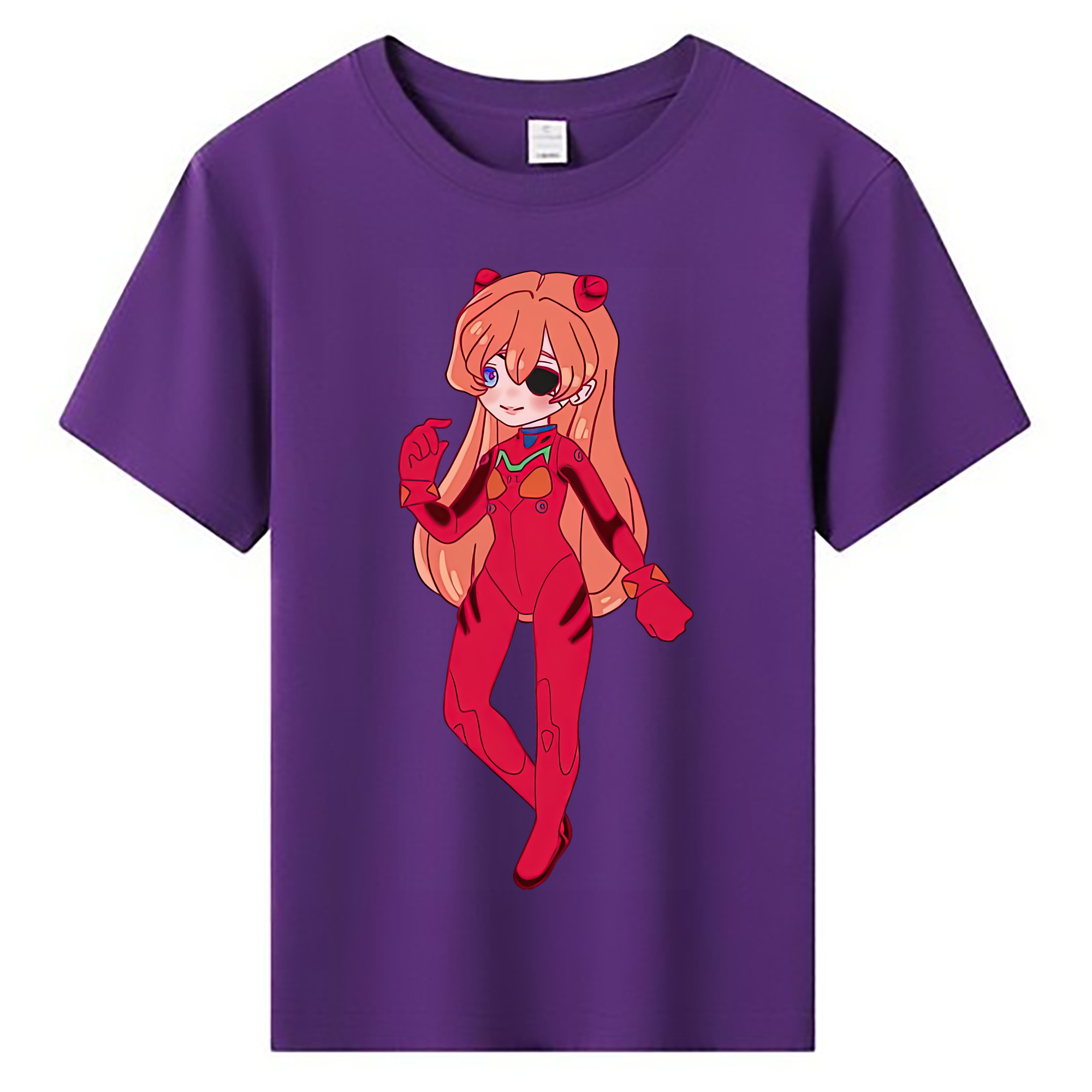 （画像用） EVA 新世紀エヴァンゲリオン 綿100％キッズTシャツ（フロントプリント）