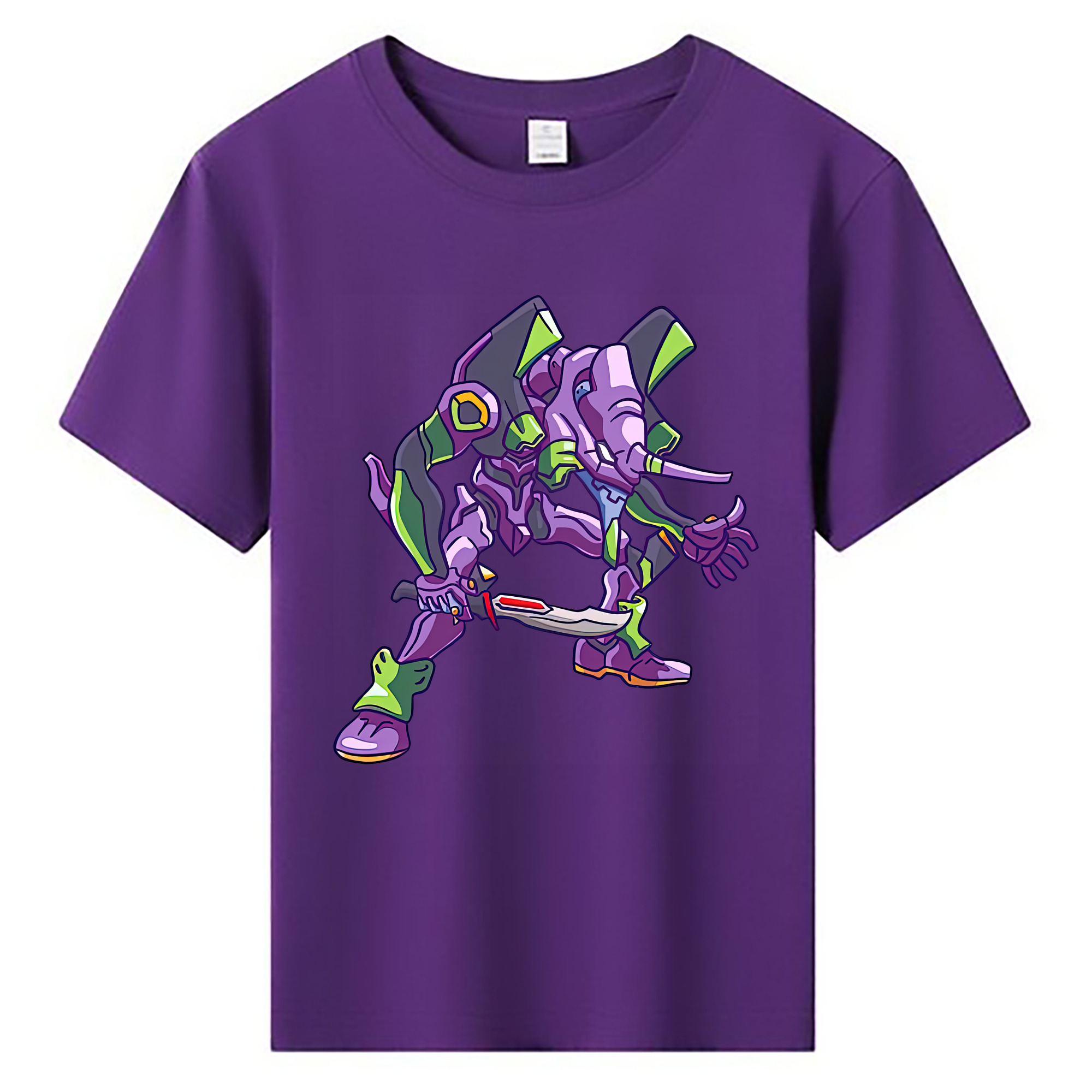 （画像用） EVA 新世紀エヴァンゲリオン 綿100％キッズTシャツ（フロントプリント）
