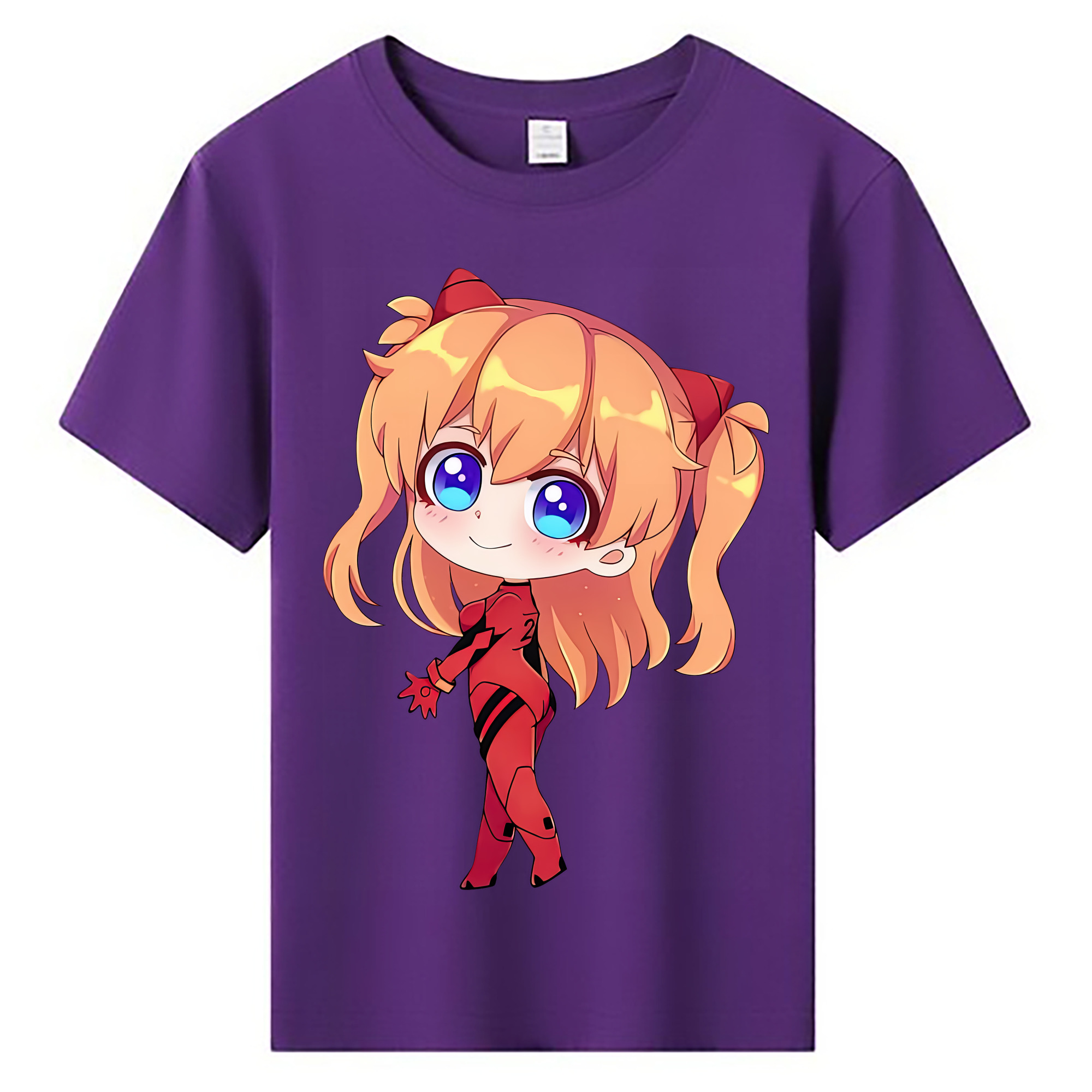 （画像用） EVA 新世紀エヴァンゲリオン 綿100％キッズTシャツ（フロントプリント）