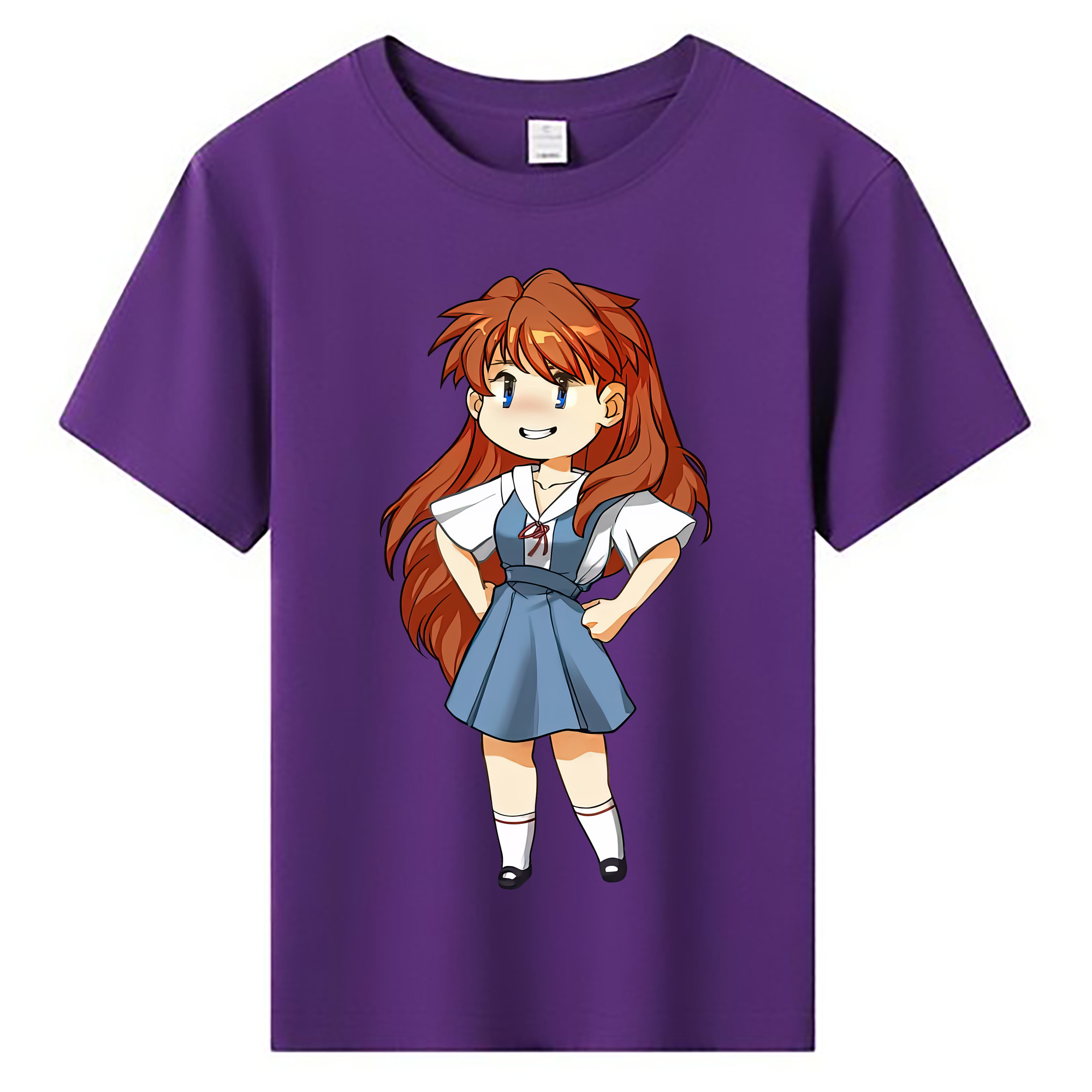 （画像用） EVA 新世紀エヴァンゲリオン 綿100％キッズTシャツ（フロントプリント）