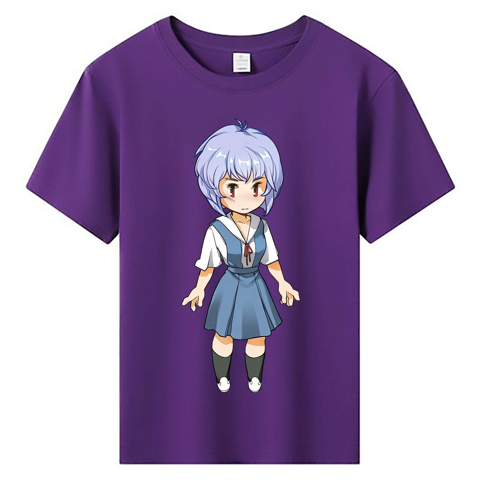 （画像用） EVA 新世紀エヴァンゲリオン 綿100％キッズTシャツ（フロントプリント）