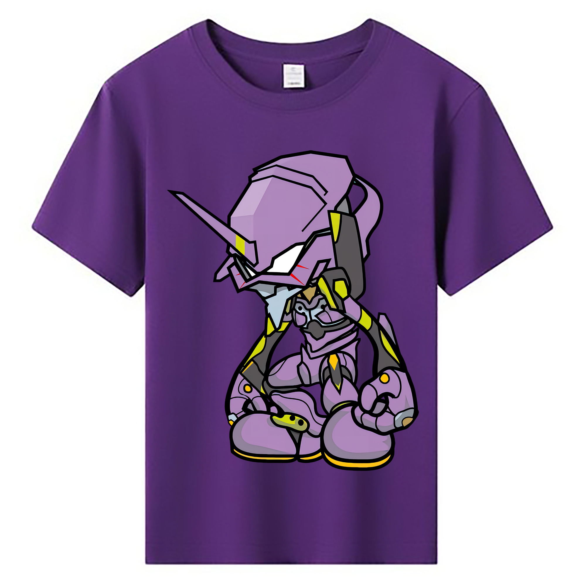 （画像用） EVA 新世紀エヴァンゲリオン 綿100％キッズTシャツ（フロントプリント）