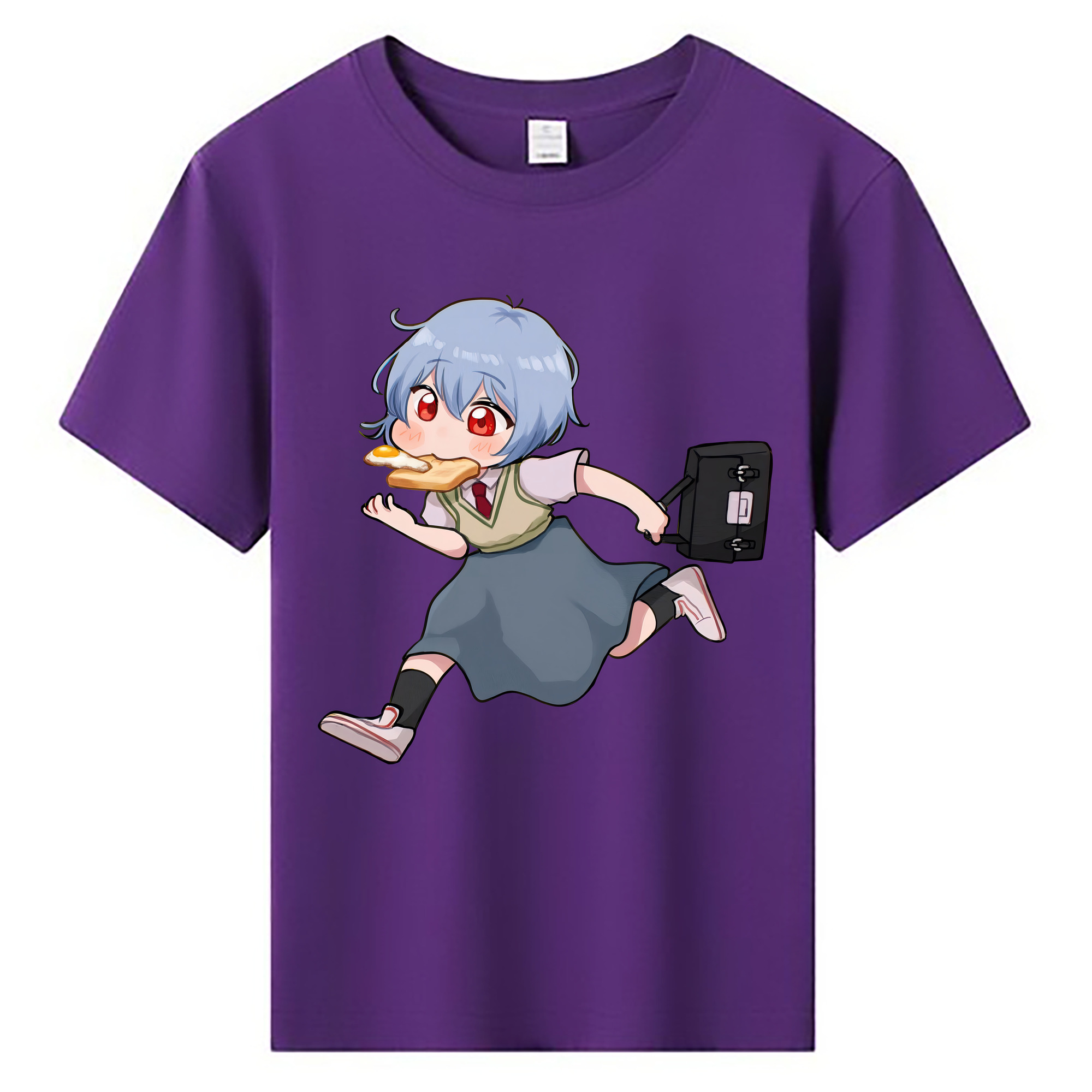 （画像用） EVA 新世紀エヴァンゲリオン 綿100％キッズTシャツ（フロントプリント）