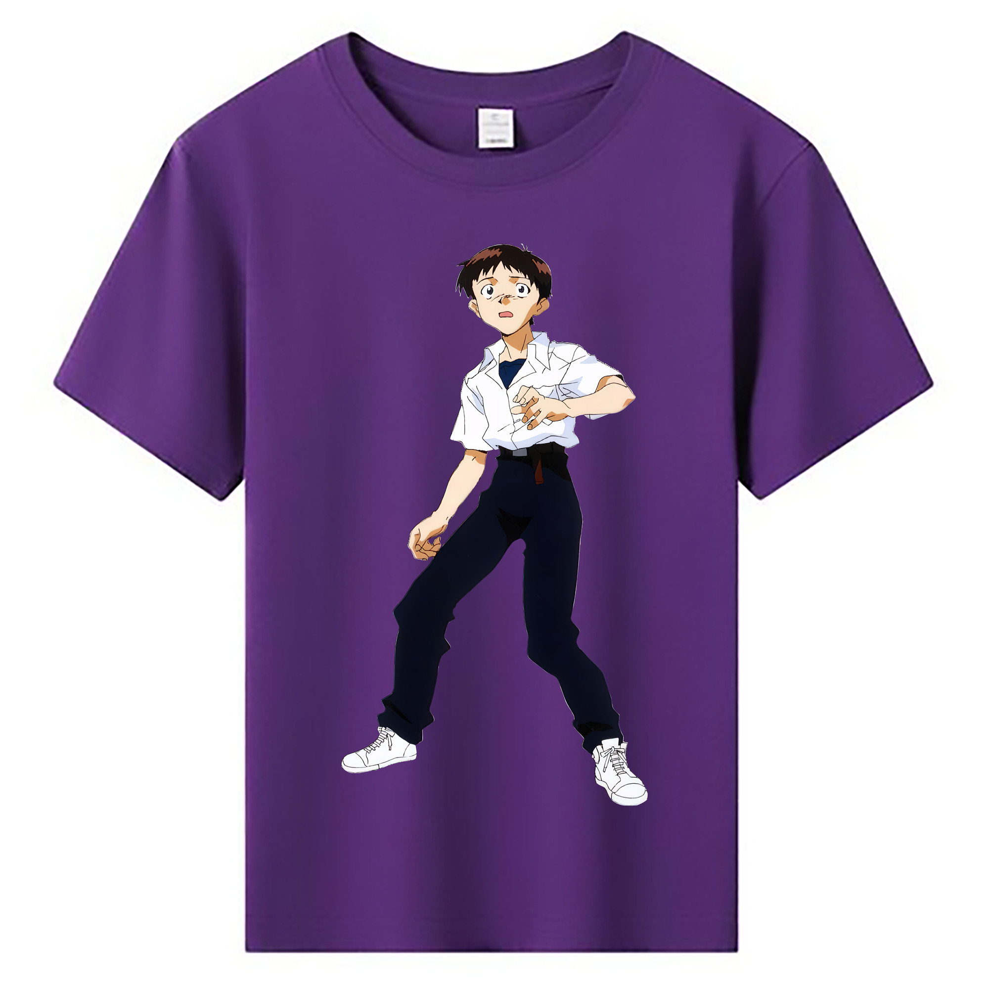 （画像用） EVA 新世紀エヴァンゲリオン 綿100％キッズTシャツ（フロントプリント）