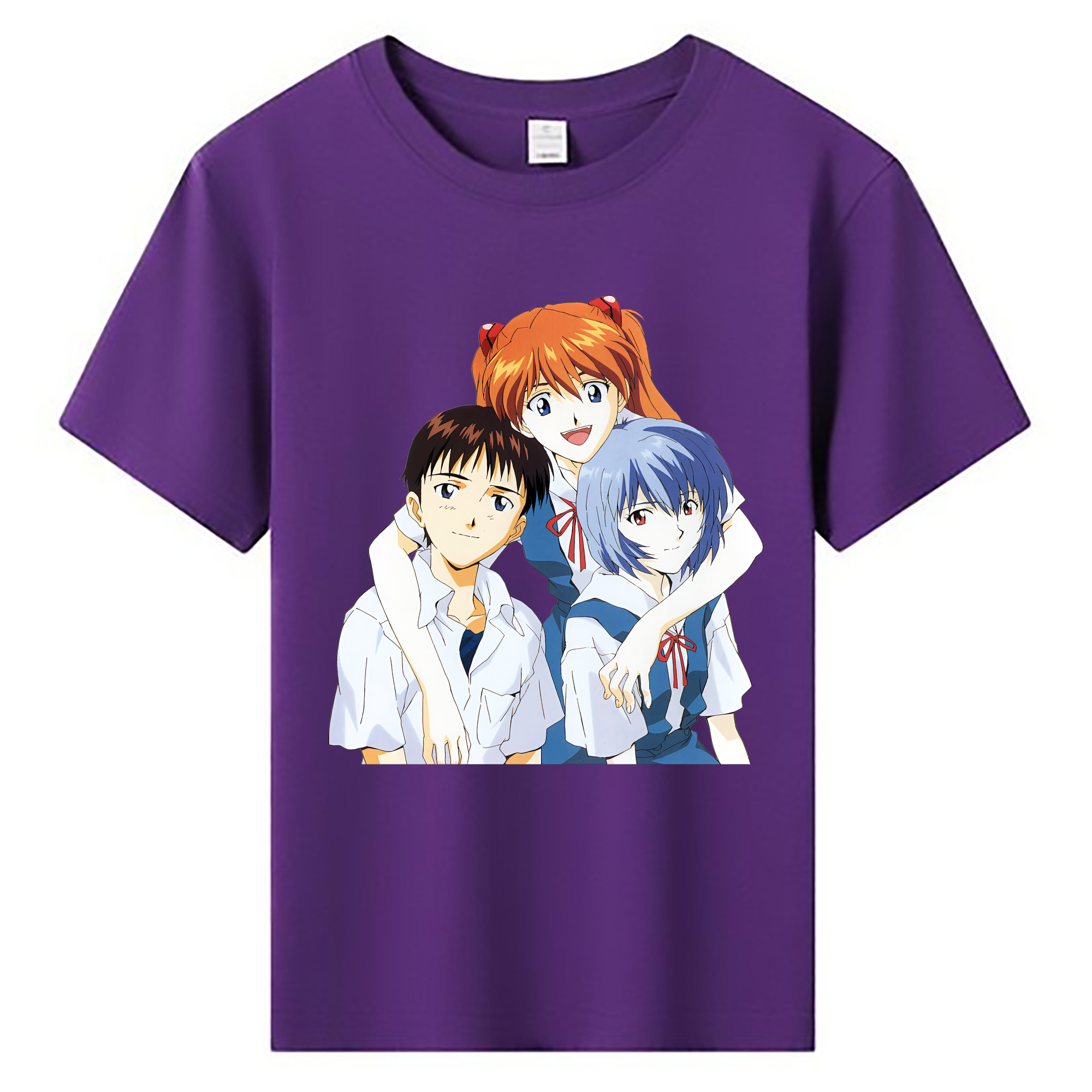 （画像用） EVA 新世紀エヴァンゲリオン 綿100％キッズTシャツ（フロントプリント）