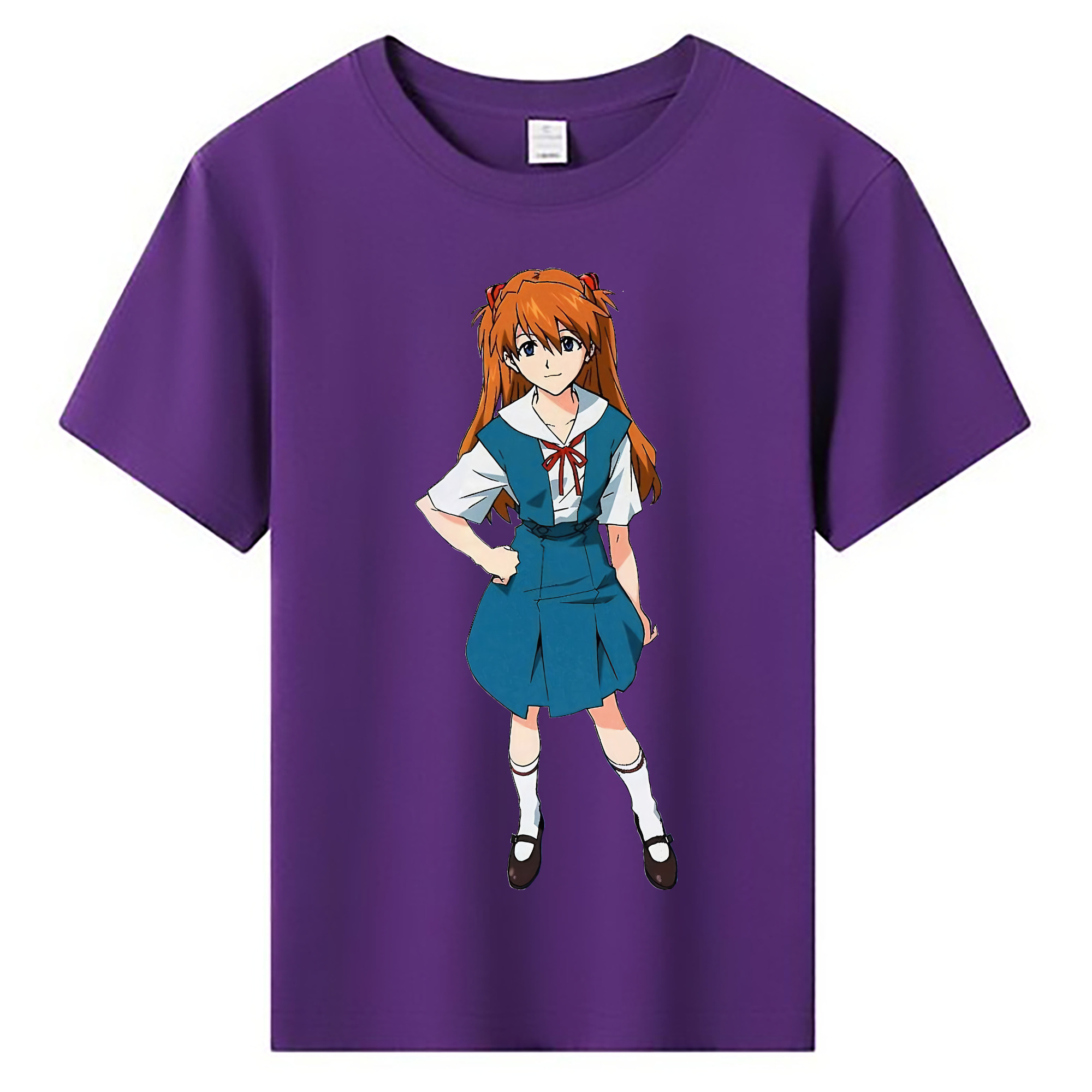 （画像用） EVA 新世紀エヴァンゲリオン 綿100％キッズTシャツ（フロントプリント）