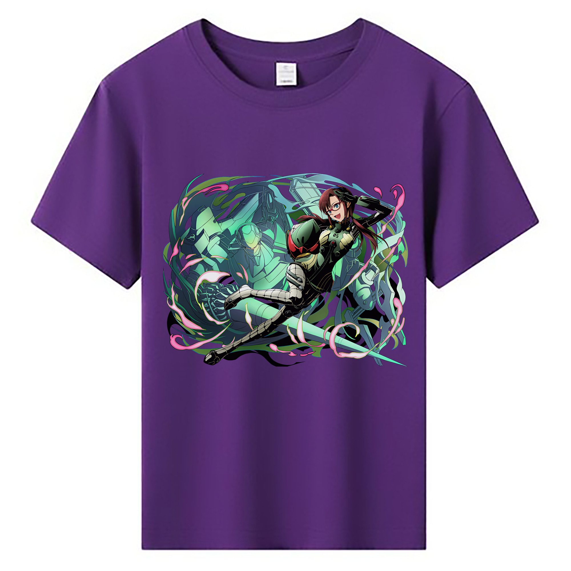 （画像用） EVA 新世紀エヴァンゲリオン 綿100％キッズTシャツ（フロントプリント）