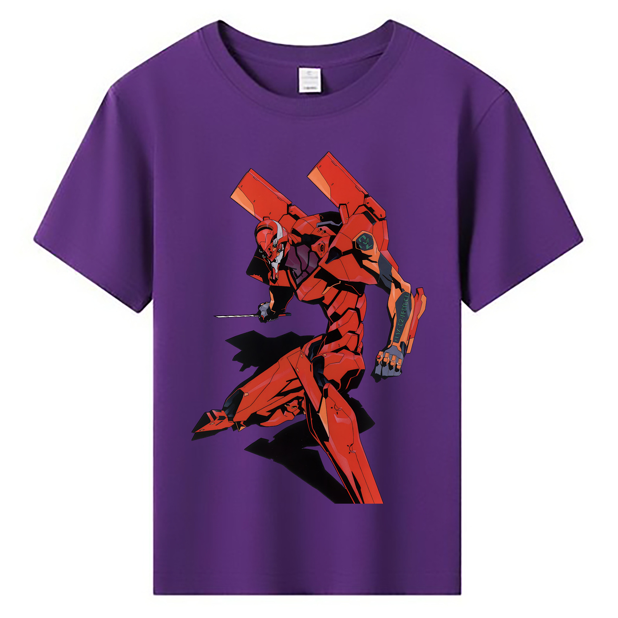 （画像用） EVA 新世紀エヴァンゲリオン 綿100％キッズTシャツ（フロントプリント）