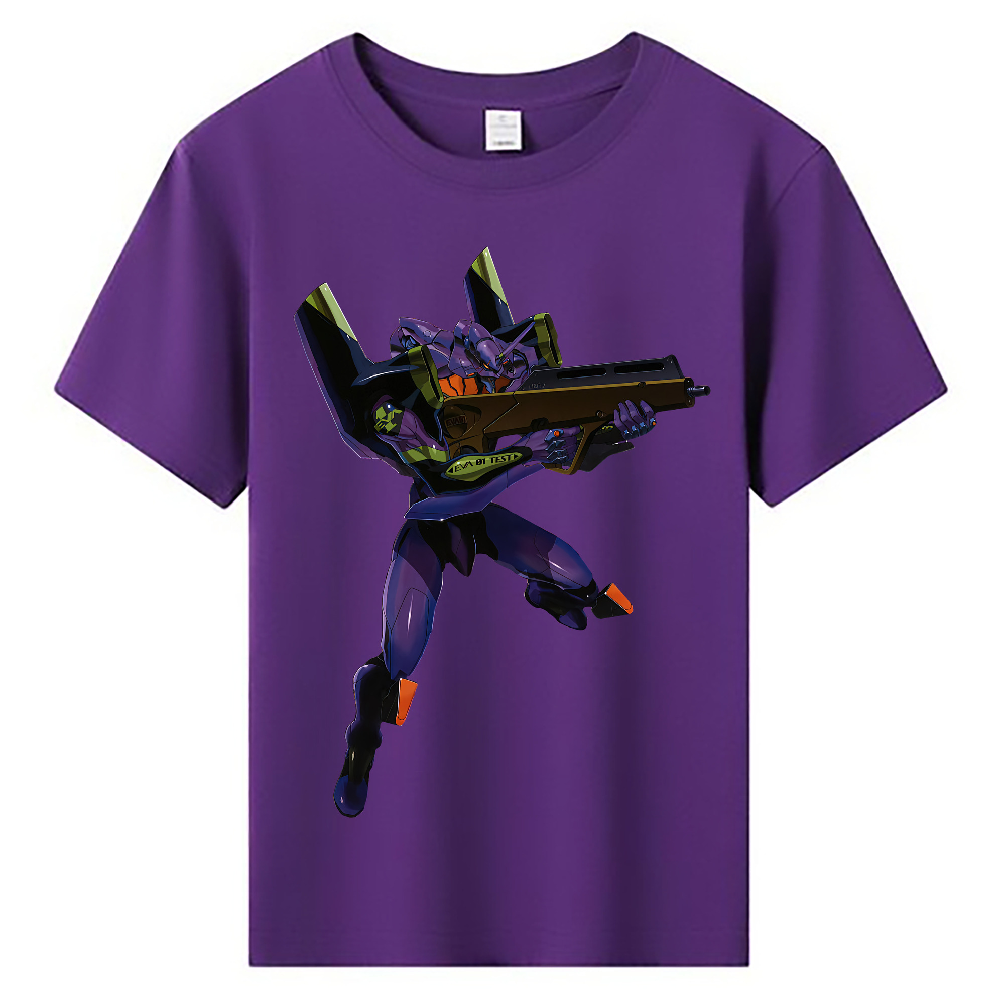 （画像用） EVA 新世紀エヴァンゲリオン 綿100％キッズTシャツ（フロントプリント）