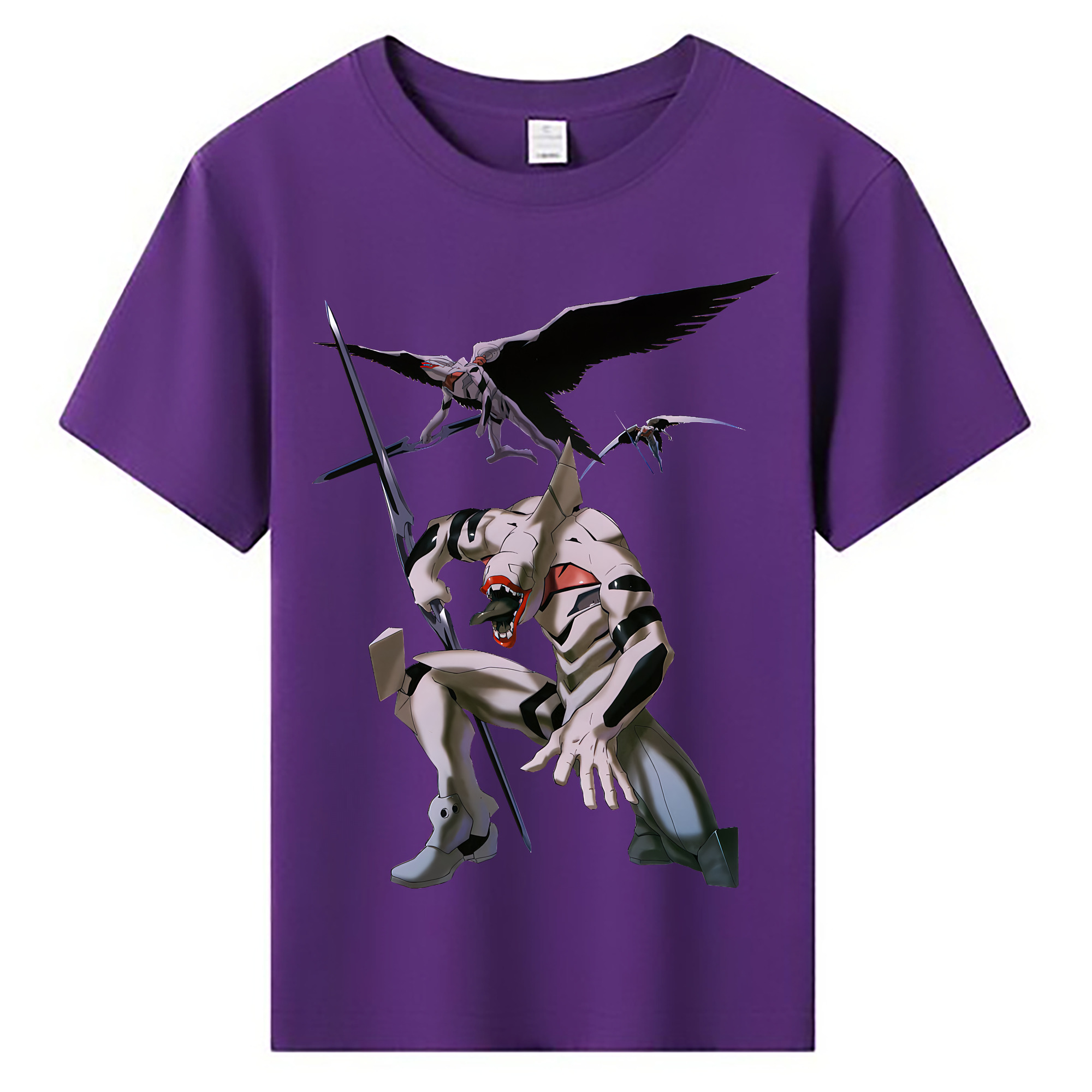 （画像用） EVA 新世紀エヴァンゲリオン 綿100％キッズTシャツ（フロントプリント）