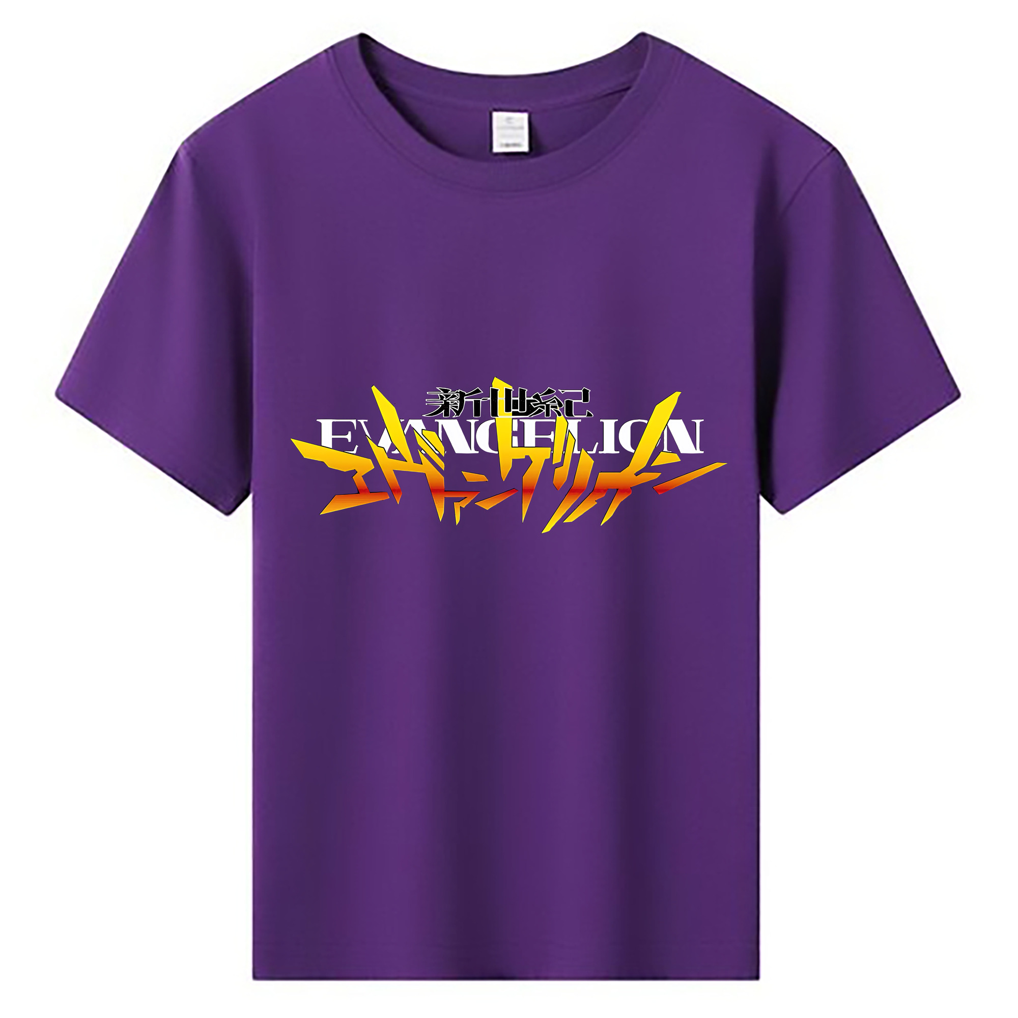 （画像用） EVA 新世紀エヴァンゲリオン 綿100％キッズTシャツ（フロントプリント）