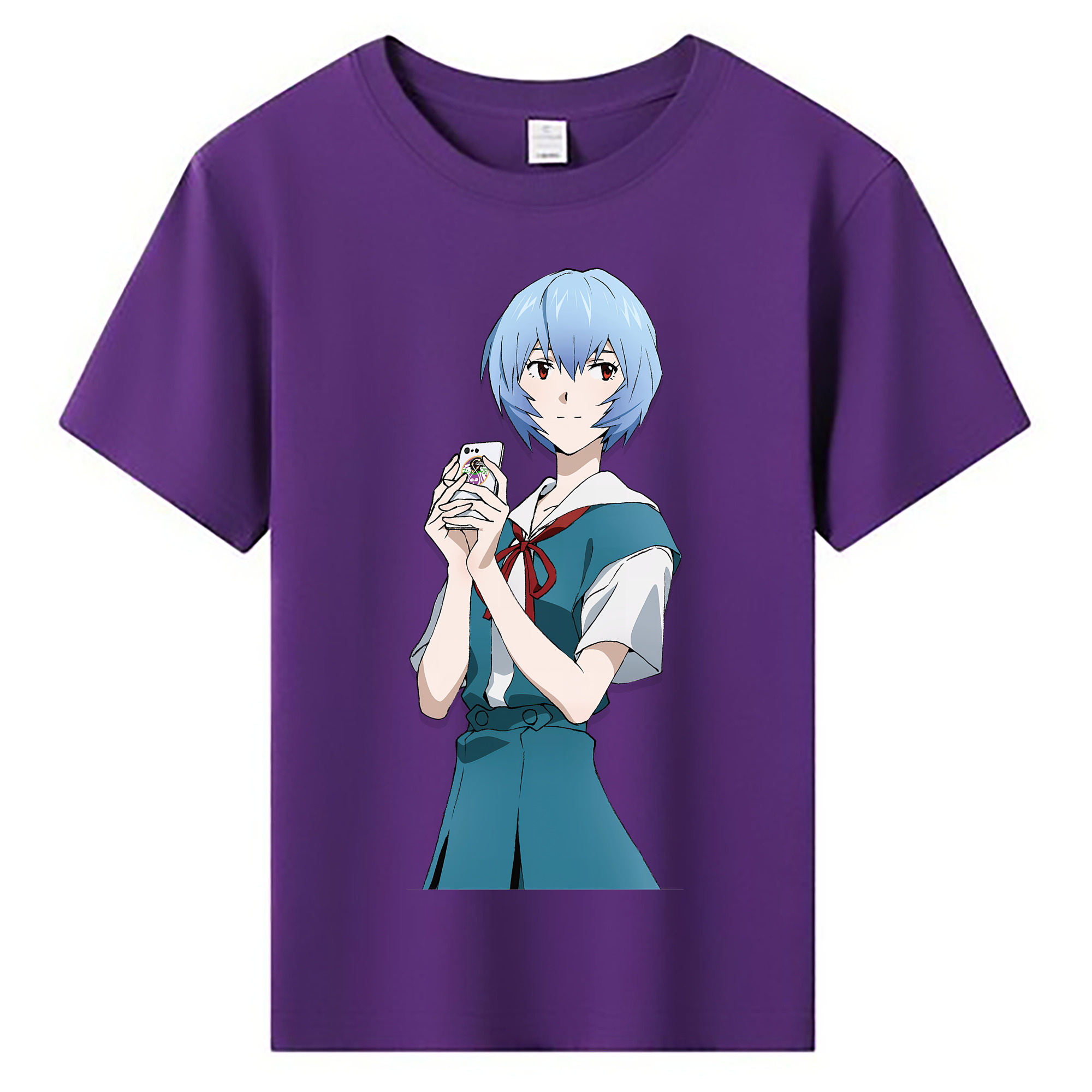 （画像用） EVA 新世紀エヴァンゲリオン 綿100％キッズTシャツ（フロントプリント）