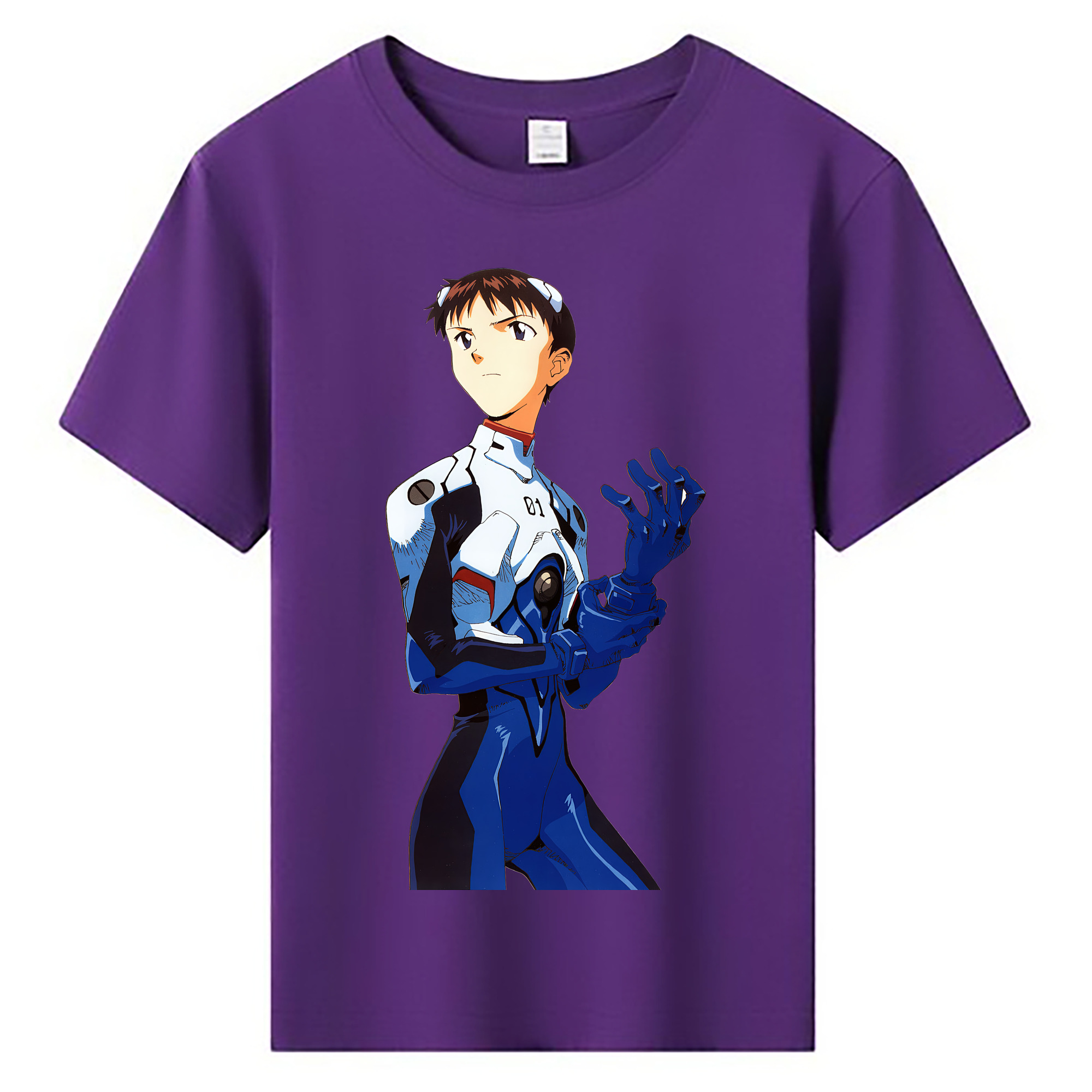 （画像用） EVA 新世紀エヴァンゲリオン 綿100％キッズTシャツ（フロントプリント）