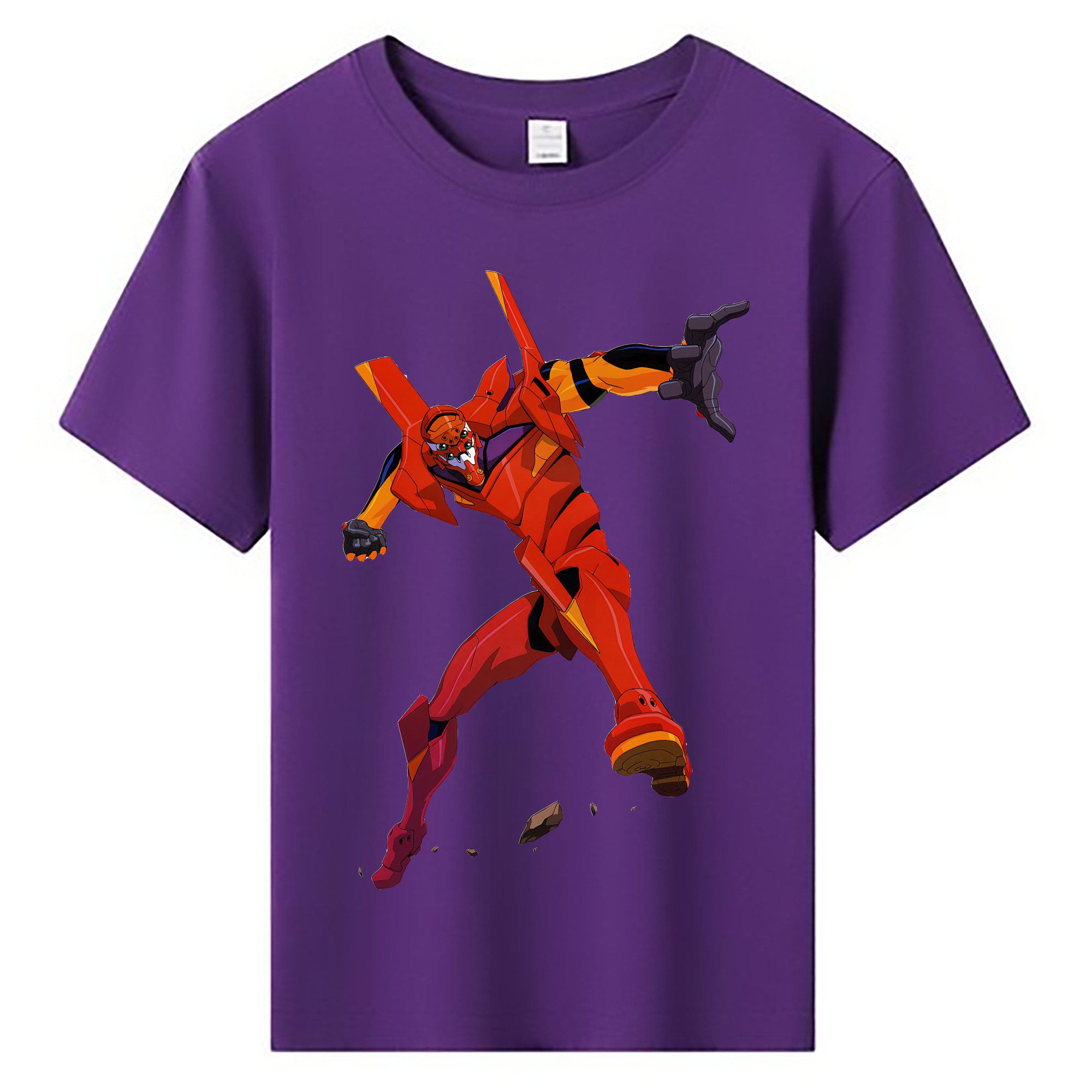 （画像用） EVA 新世紀エヴァンゲリオン 綿100％キッズTシャツ（フロントプリント）