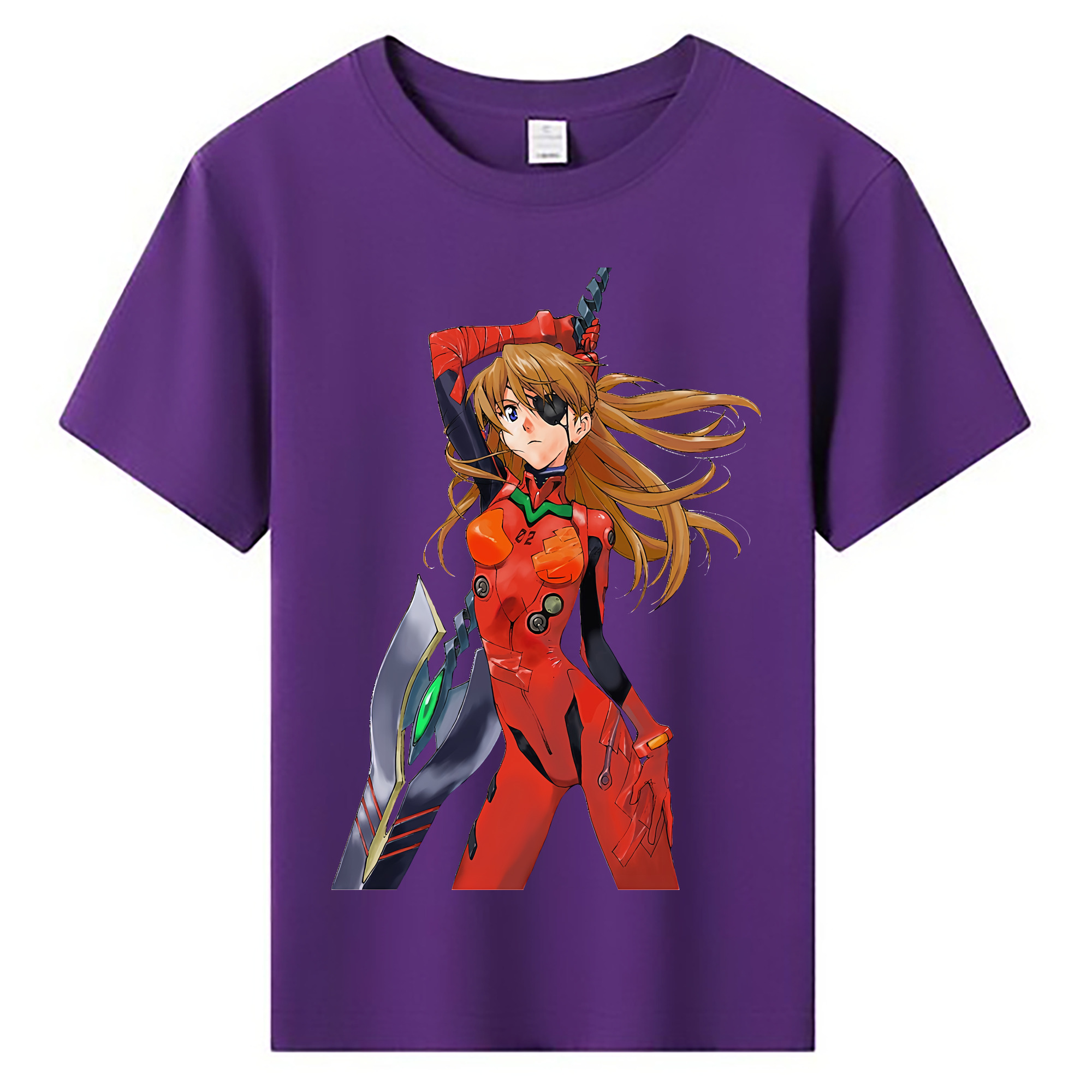 （画像用） EVA 新世紀エヴァンゲリオン 綿100％キッズTシャツ（フロントプリント）