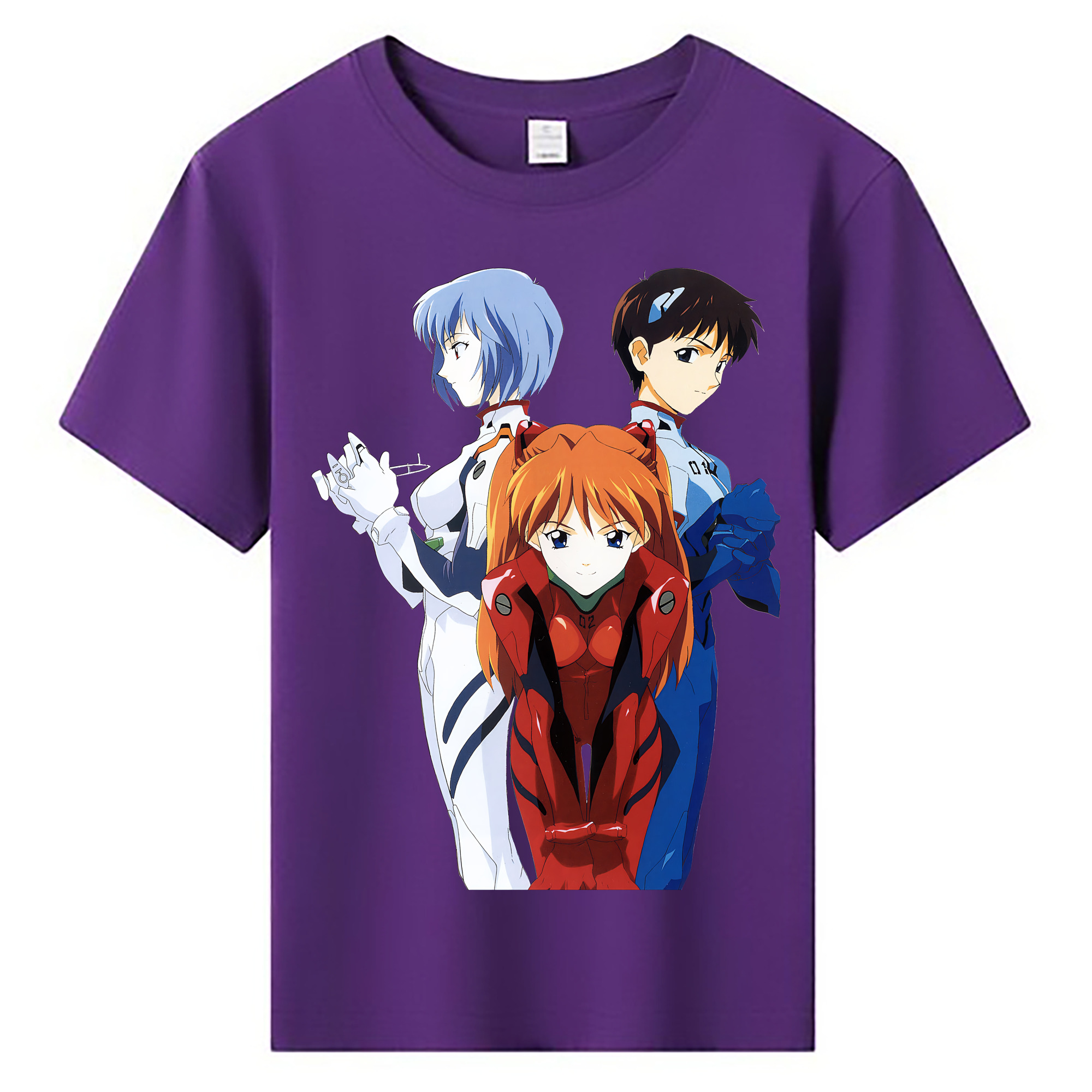 （画像用） EVA 新世紀エヴァンゲリオン 綿100％キッズTシャツ（フロントプリント）