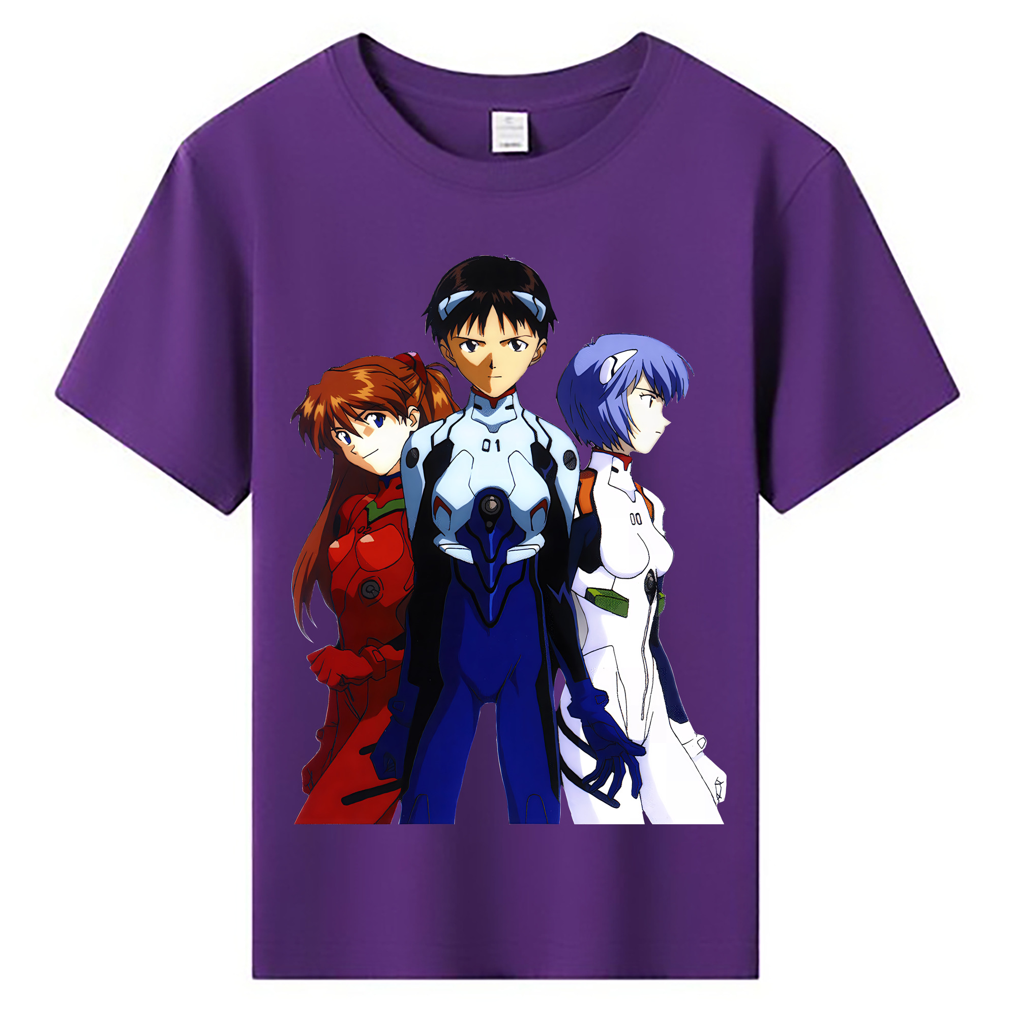 （画像用） EVA 新世紀エヴァンゲリオン 綿100％キッズTシャツ（フロントプリント）
