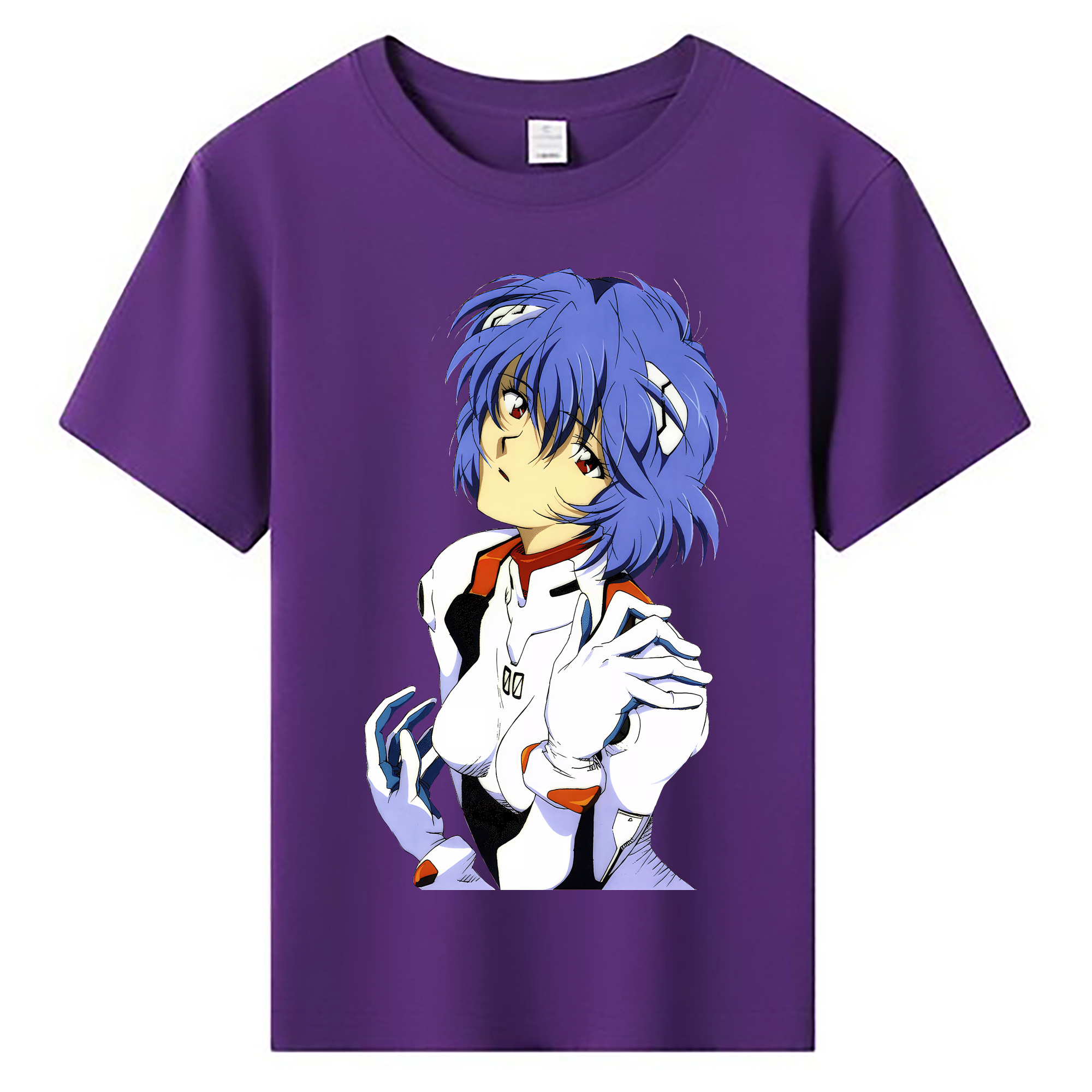（画像用） EVA 新世紀エヴァンゲリオン 綿100％キッズTシャツ（フロントプリント）