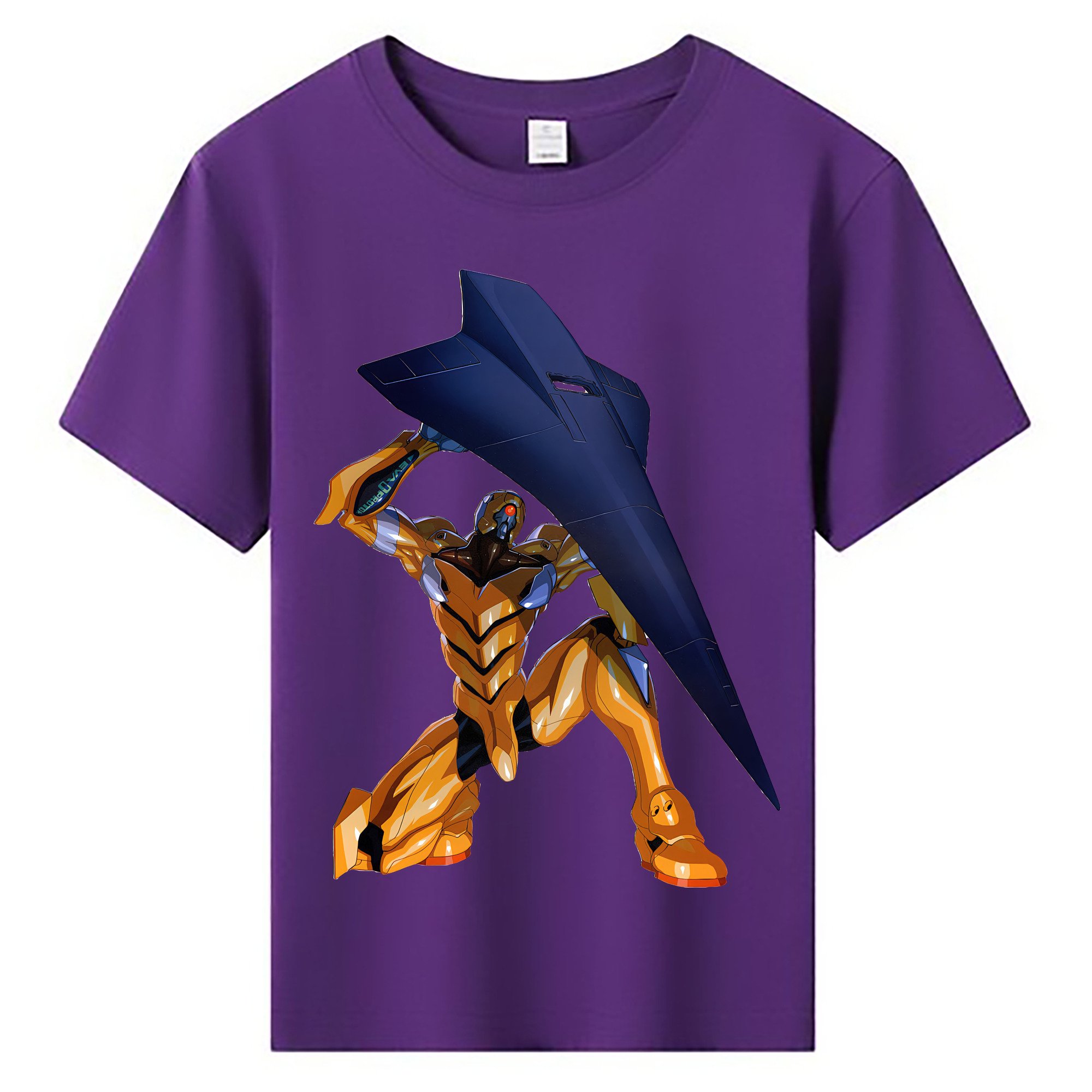 （画像用） EVA 新世紀エヴァンゲリオン 綿100％キッズTシャツ（フロントプリント）