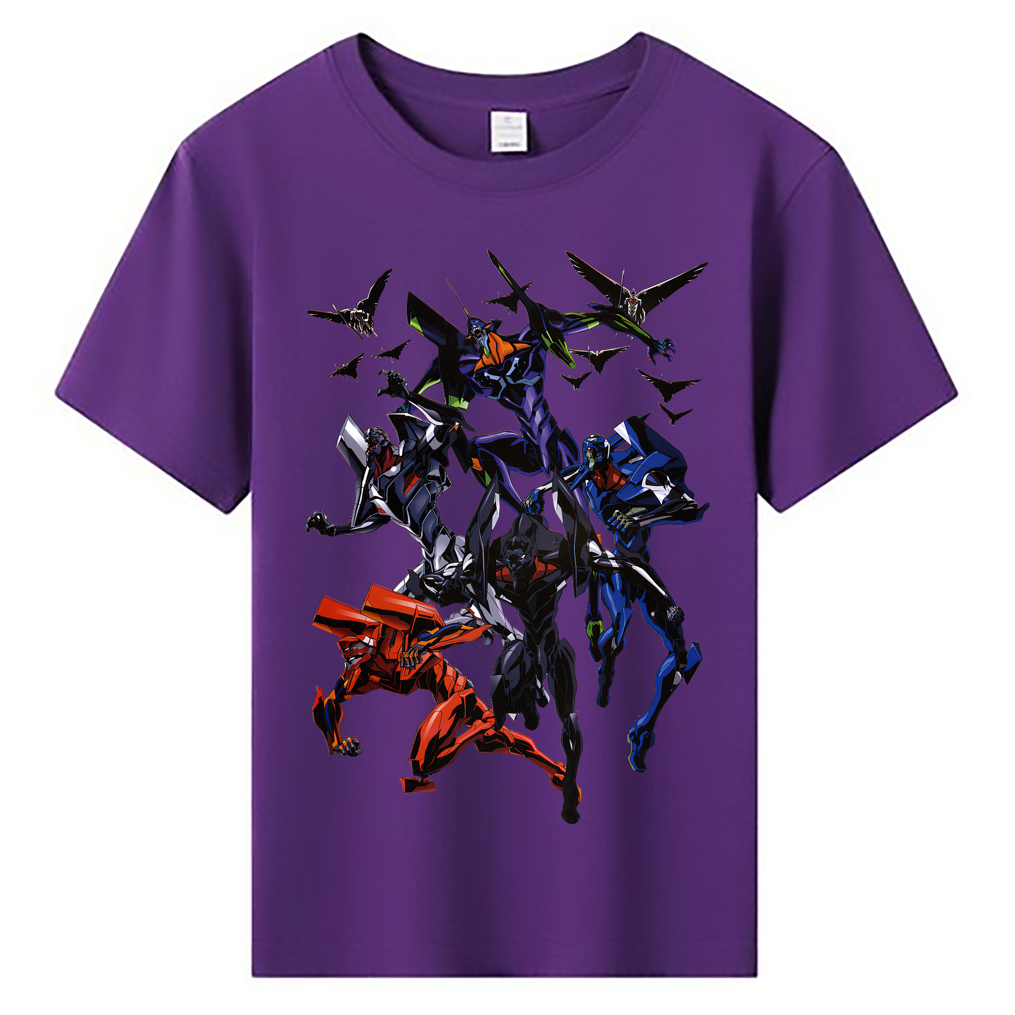 （画像用） EVA 新世紀エヴァンゲリオン 綿100％キッズTシャツ（フロントプリント）