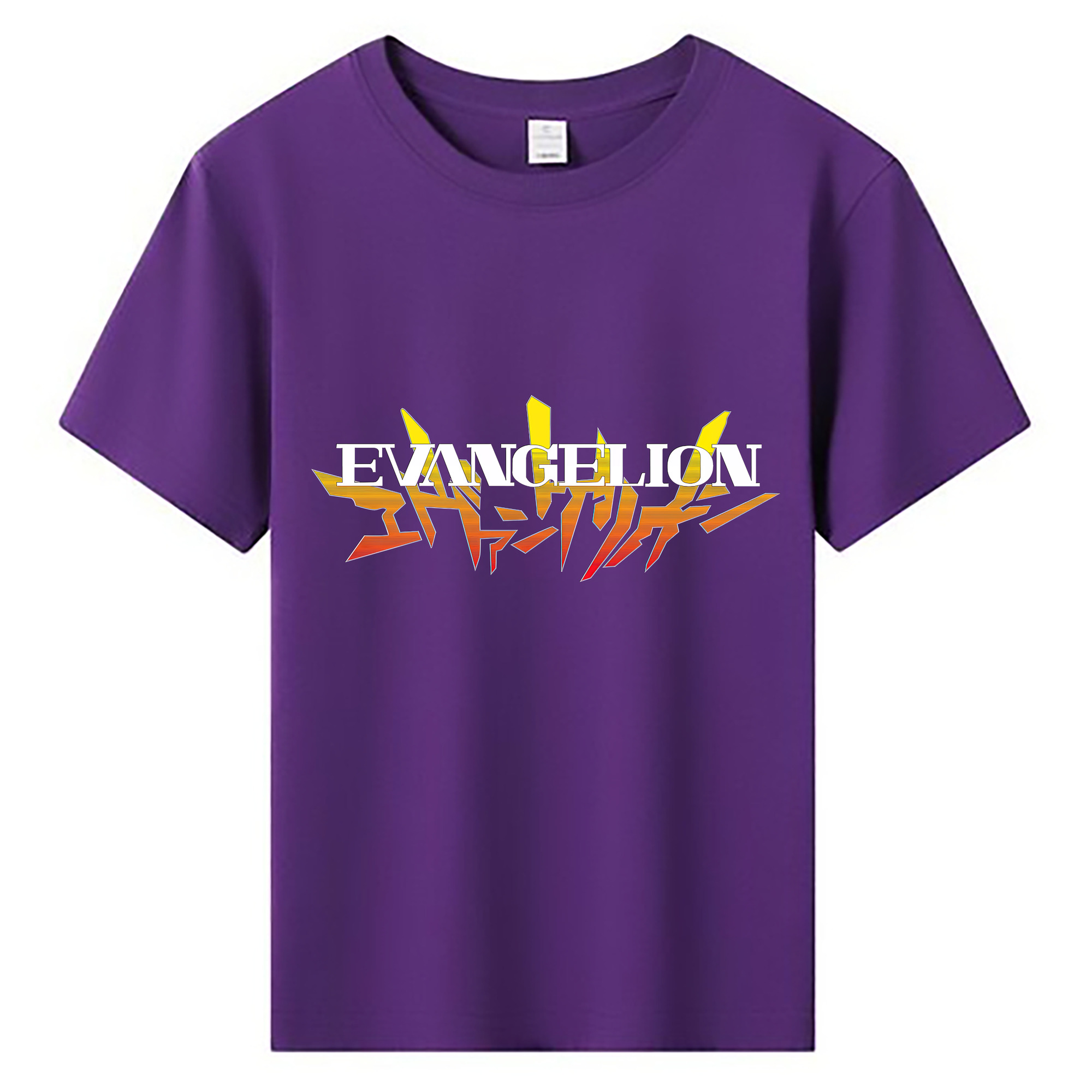 （画像用） EVA 新世紀エヴァンゲリオン 綿100％キッズTシャツ（フロントプリント）