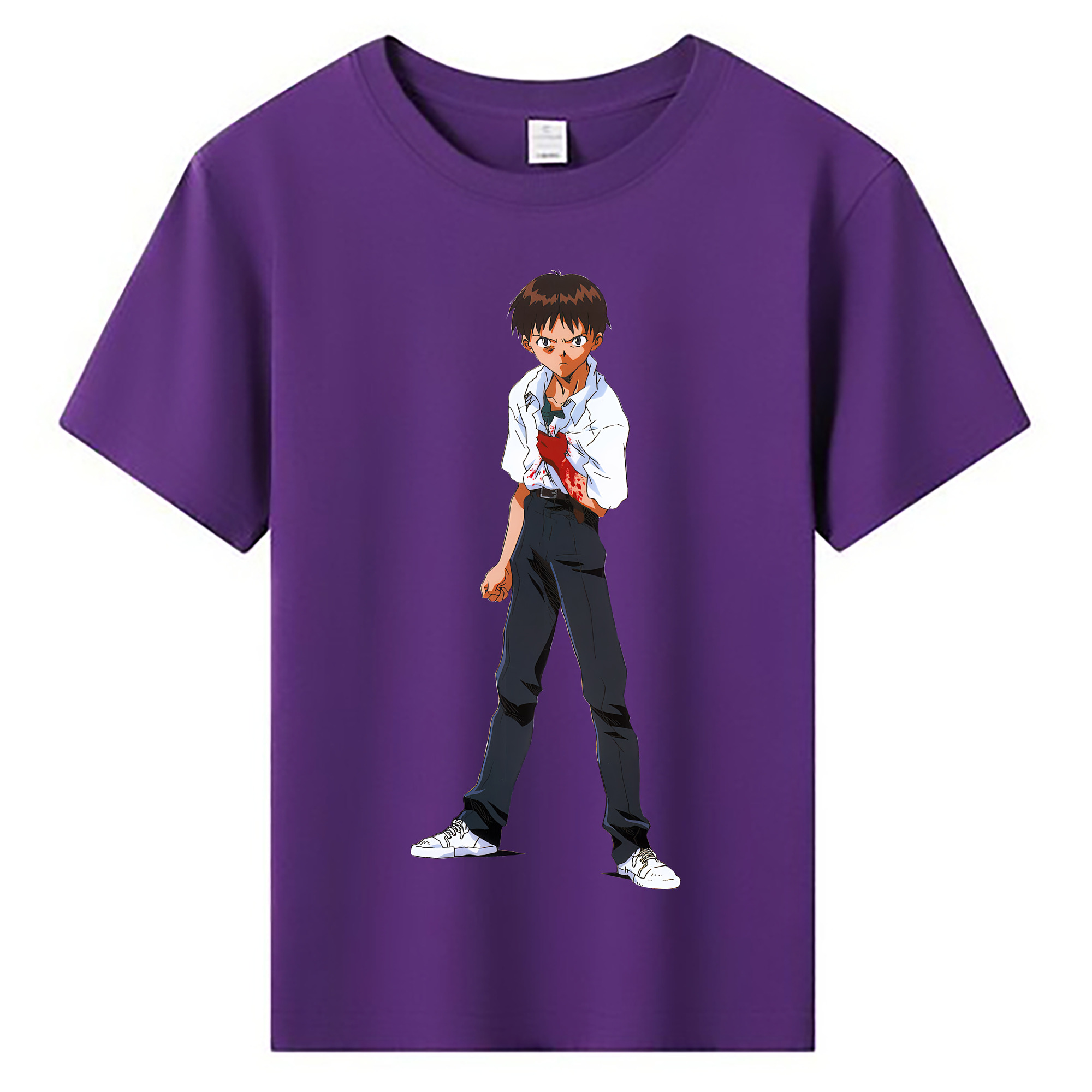 （画像用） EVA 新世紀エヴァンゲリオン 綿100％キッズTシャツ（フロントプリント）