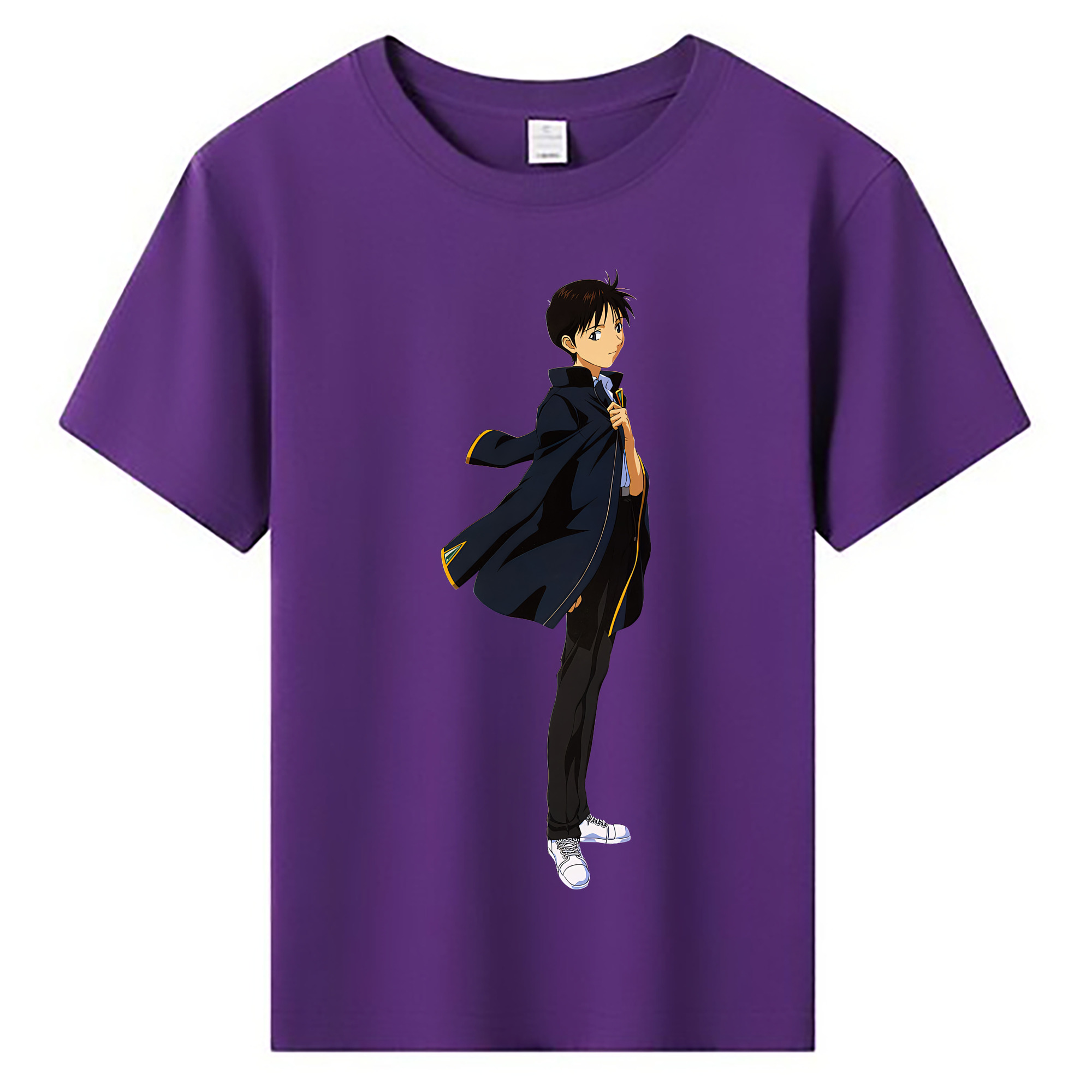 （画像用） EVA 新世紀エヴァンゲリオン 綿100％キッズTシャツ（フロントプリント）