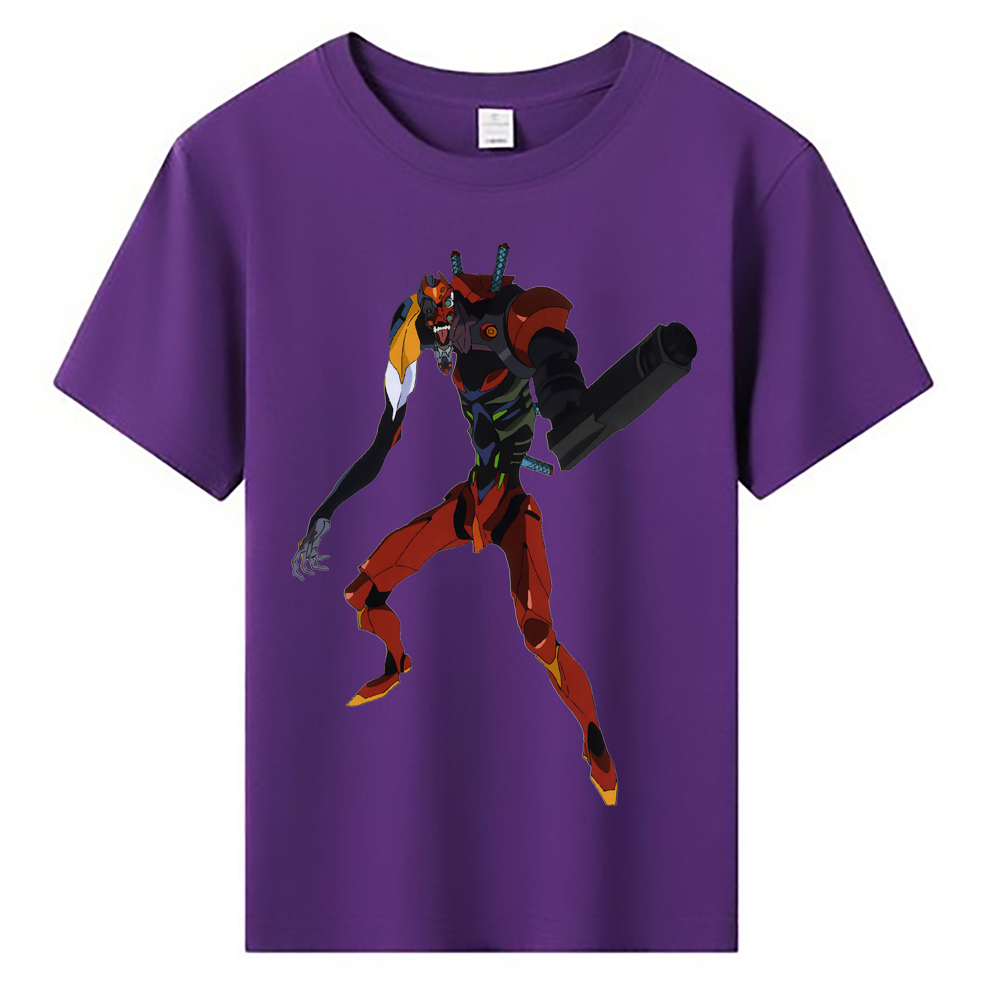 （画像用） EVA 新世紀エヴァンゲリオン 綿100％キッズTシャツ（フロントプリント）