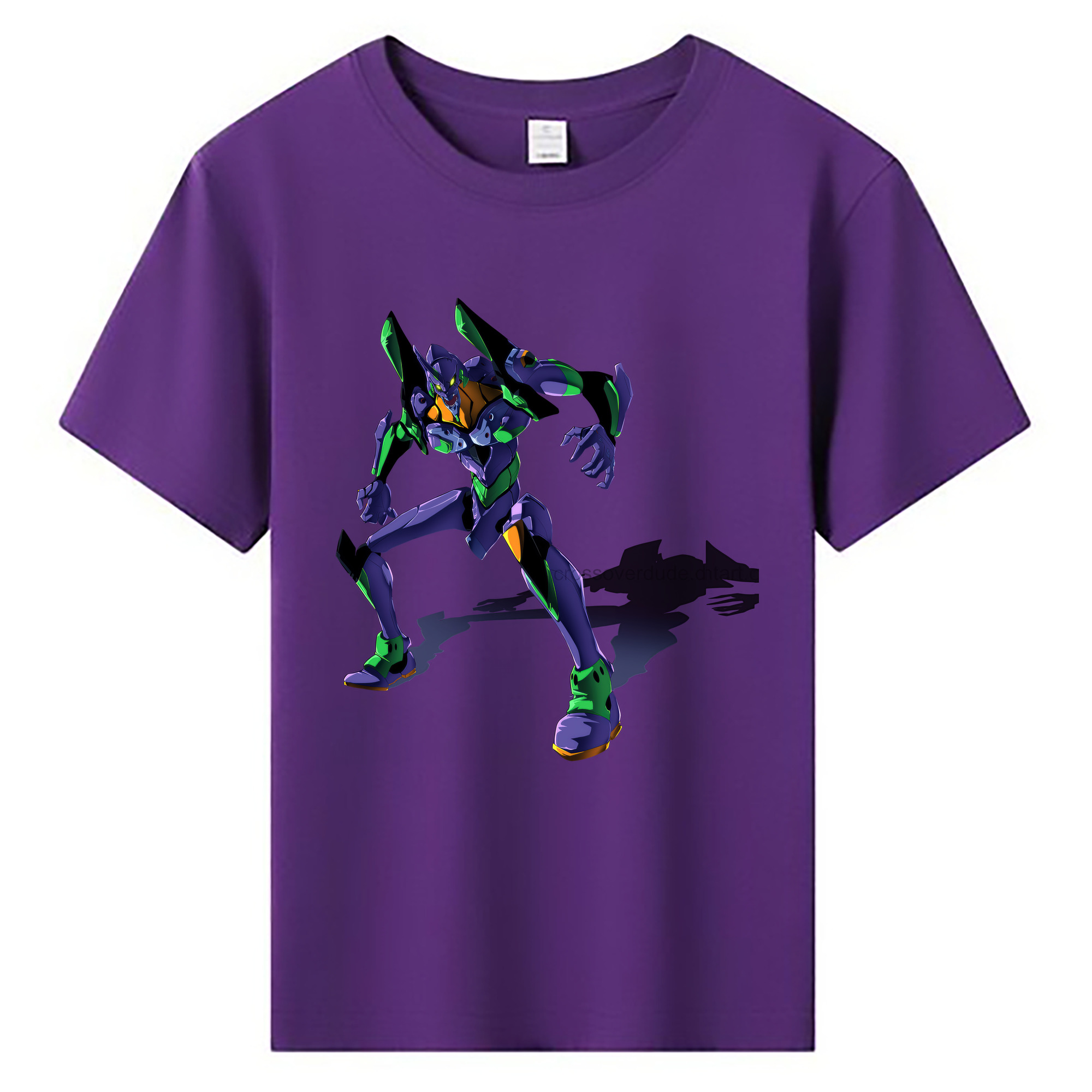 （画像用） EVA 新世紀エヴァンゲリオン 綿100％キッズTシャツ（フロントプリント）