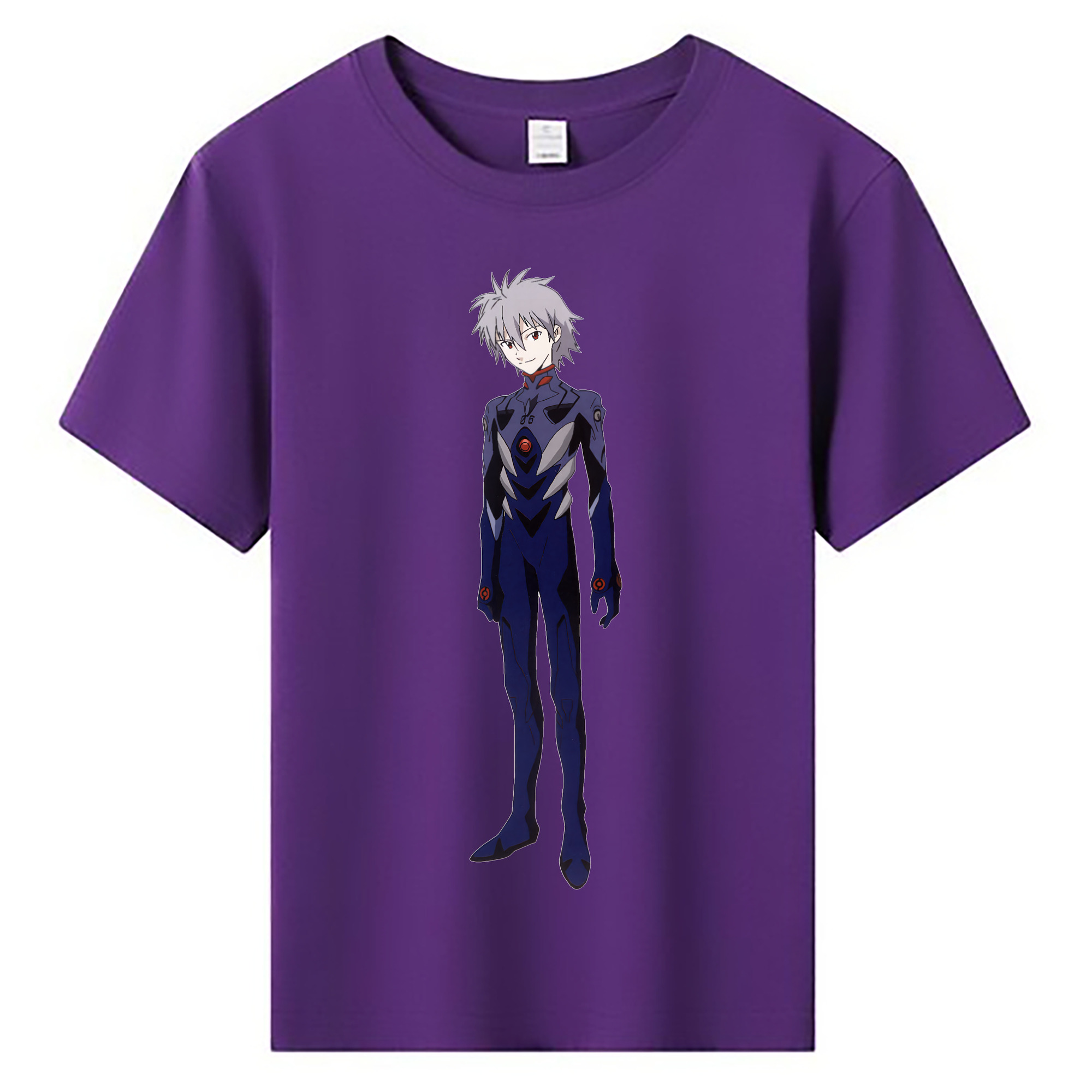 （画像用） EVA 新世紀エヴァンゲリオン 綿100％キッズTシャツ（フロントプリント）