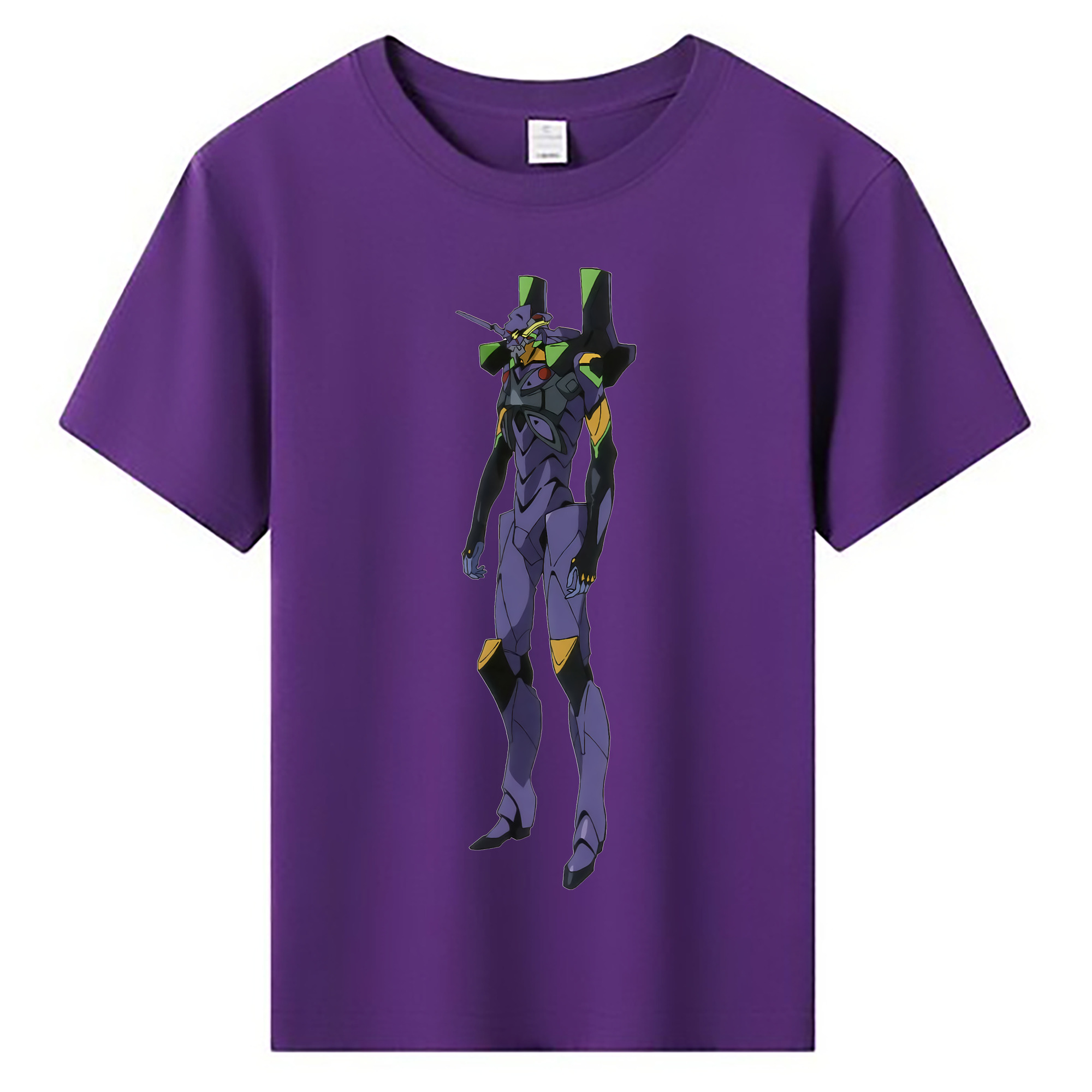 （画像用） EVA 新世紀エヴァンゲリオン 綿100％キッズTシャツ（フロントプリント）