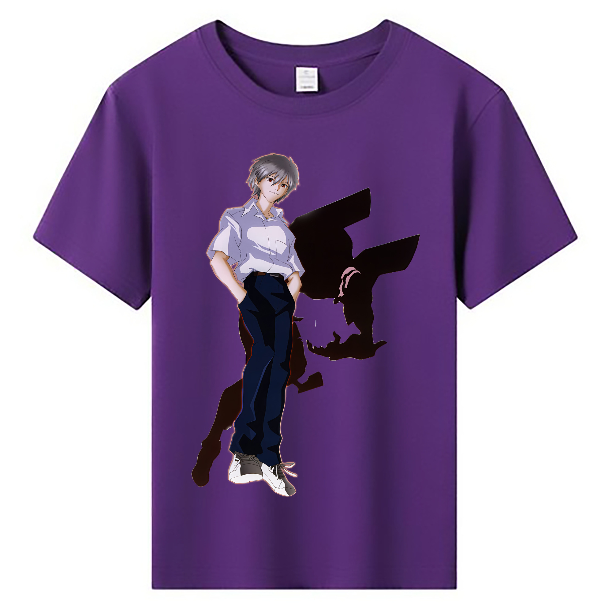（画像用） EVA 新世紀エヴァンゲリオン 綿100％キッズTシャツ（フロントプリント）