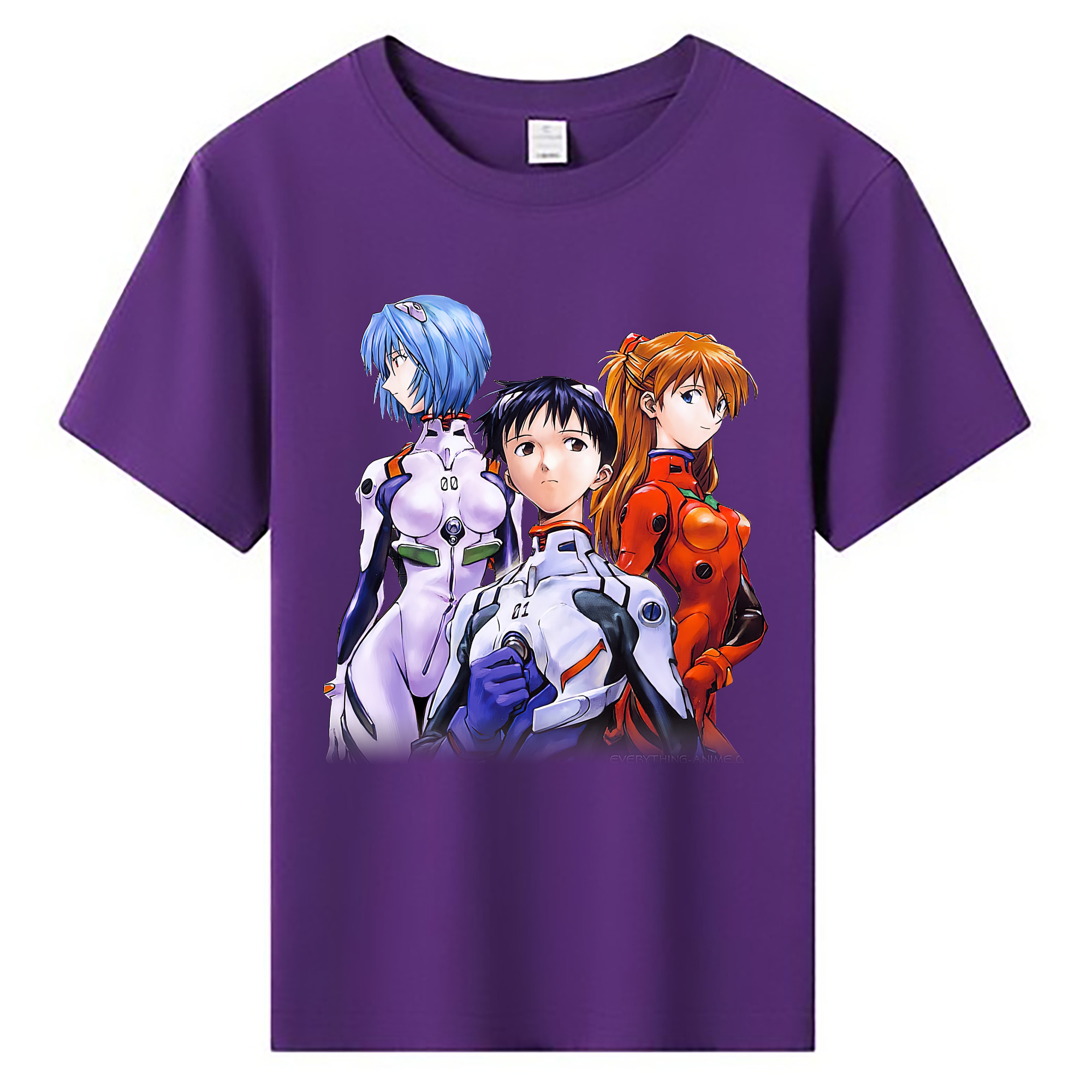 （画像用） EVA 新世紀エヴァンゲリオン 綿100％キッズTシャツ（フロントプリント）