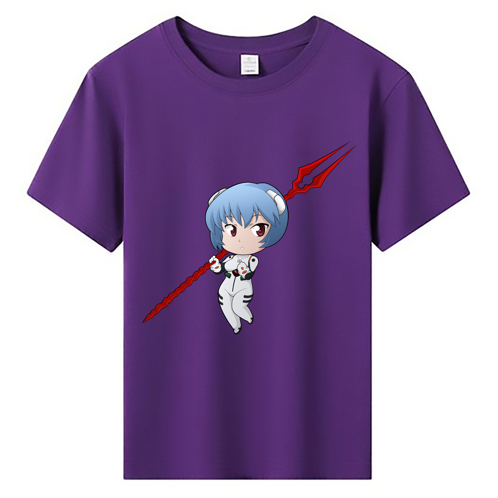 （画像用） EVA 新世紀エヴァンゲリオン 綿100％キッズTシャツ（フロントプリント）