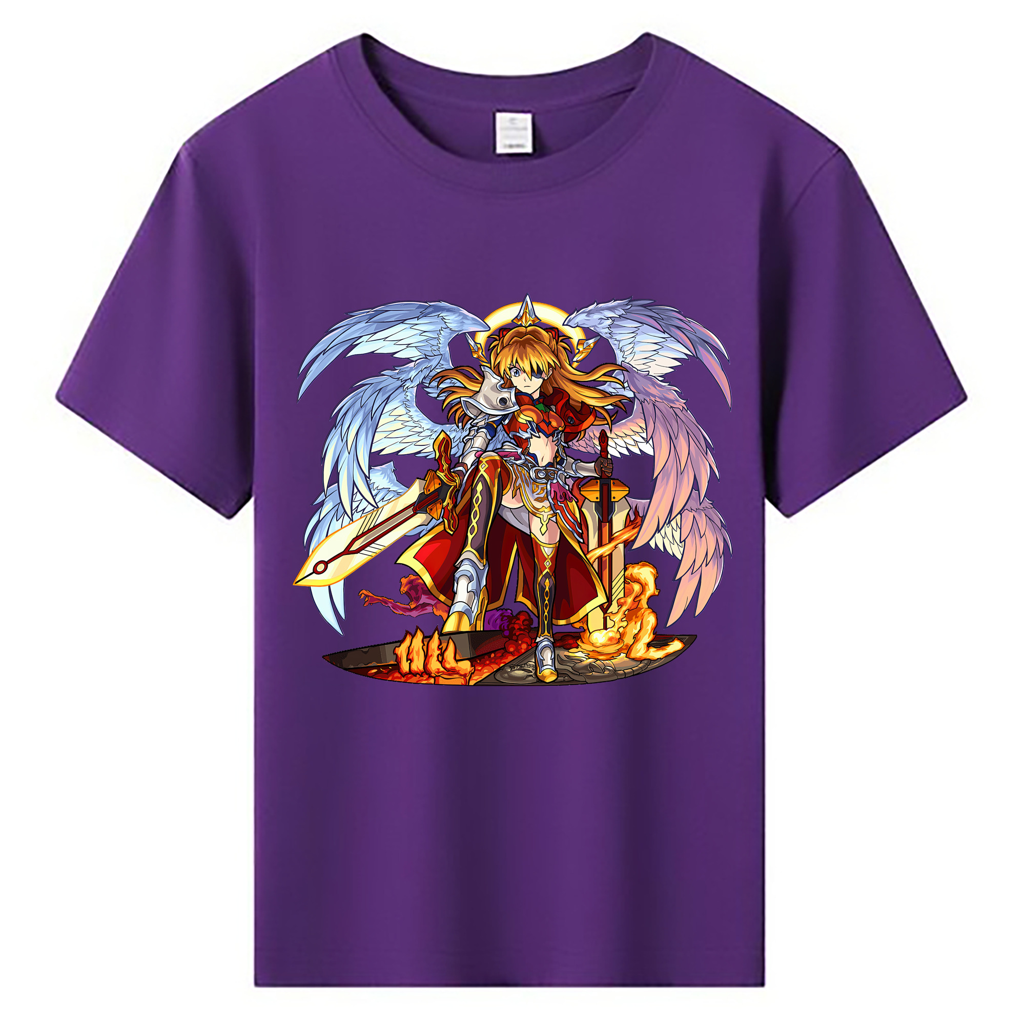 （画像用） EVA 新世紀エヴァンゲリオン 綿100％キッズTシャツ（フロントプリント）