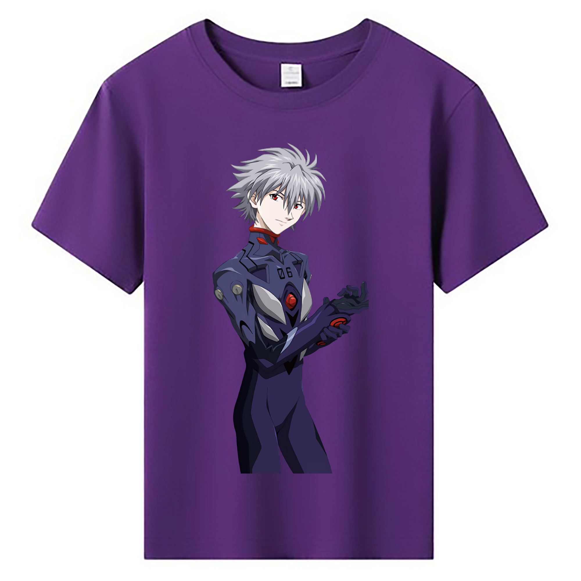 （画像用） EVA 新世紀エヴァンゲリオン 綿100％キッズTシャツ（フロントプリント）
