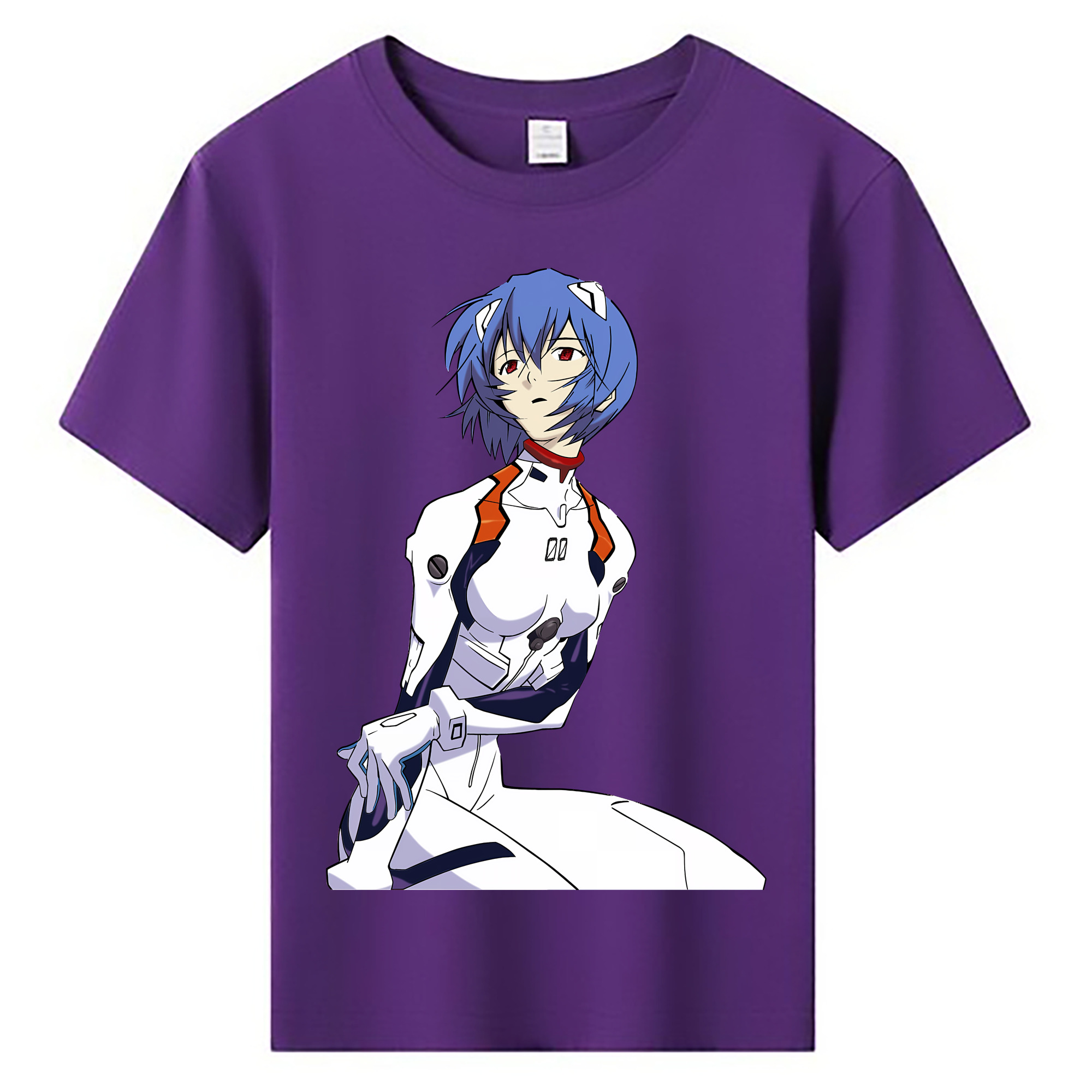 （画像用） EVA 新世紀エヴァンゲリオン 綿100％キッズTシャツ（フロントプリント）