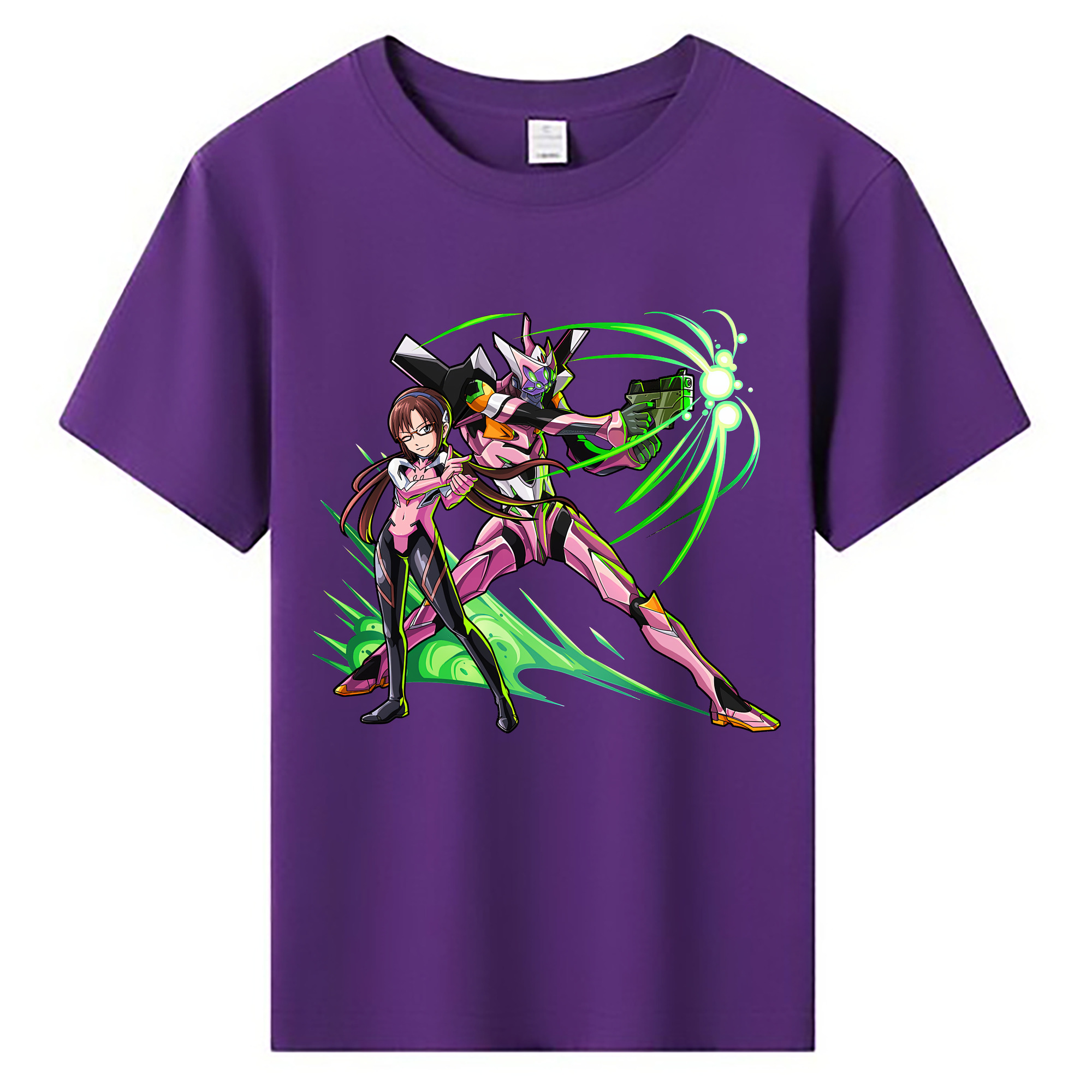（画像用） EVA 新世紀エヴァンゲリオン 綿100％キッズTシャツ（フロントプリント）
