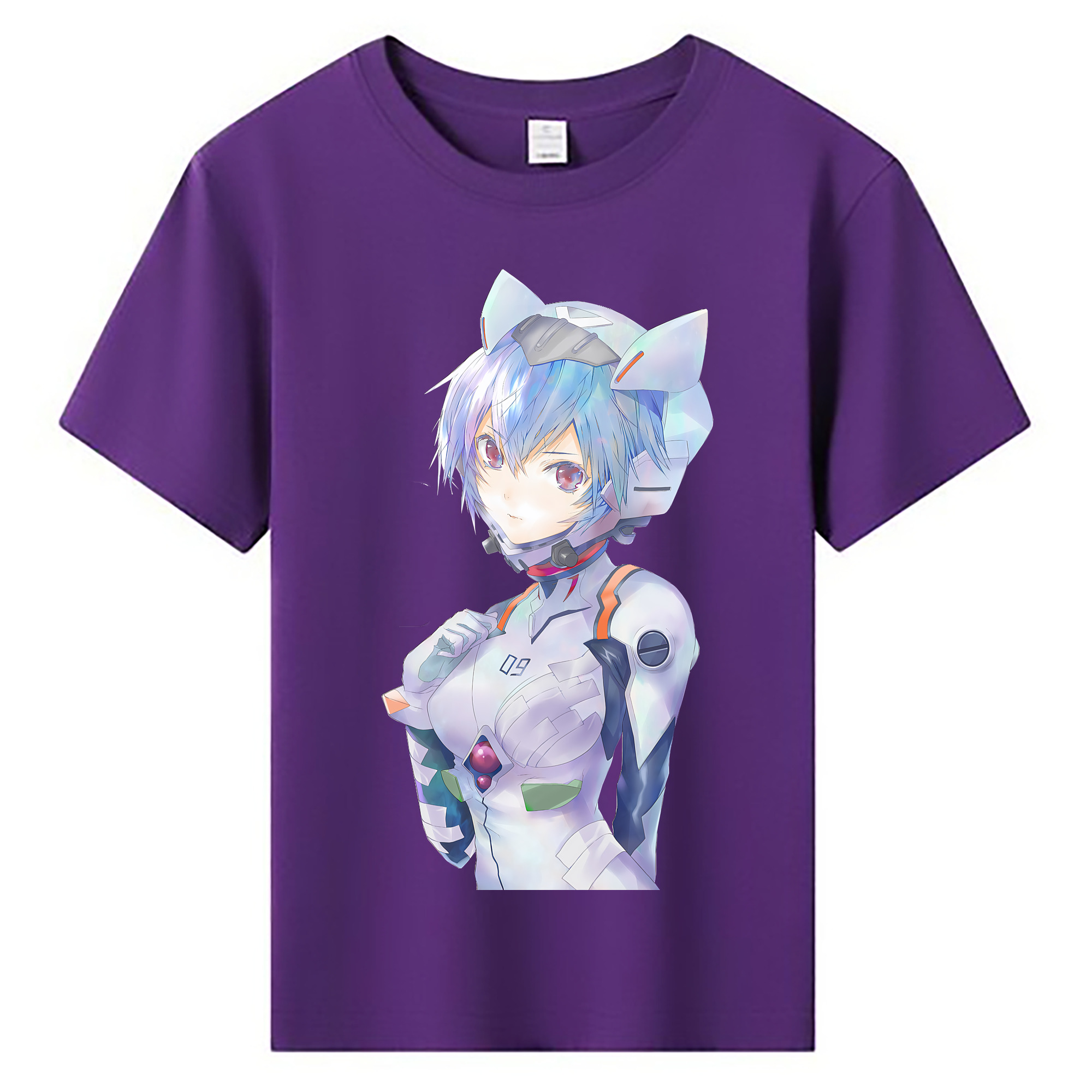 （画像用） EVA 新世紀エヴァンゲリオン 綿100％キッズTシャツ（フロントプリント）