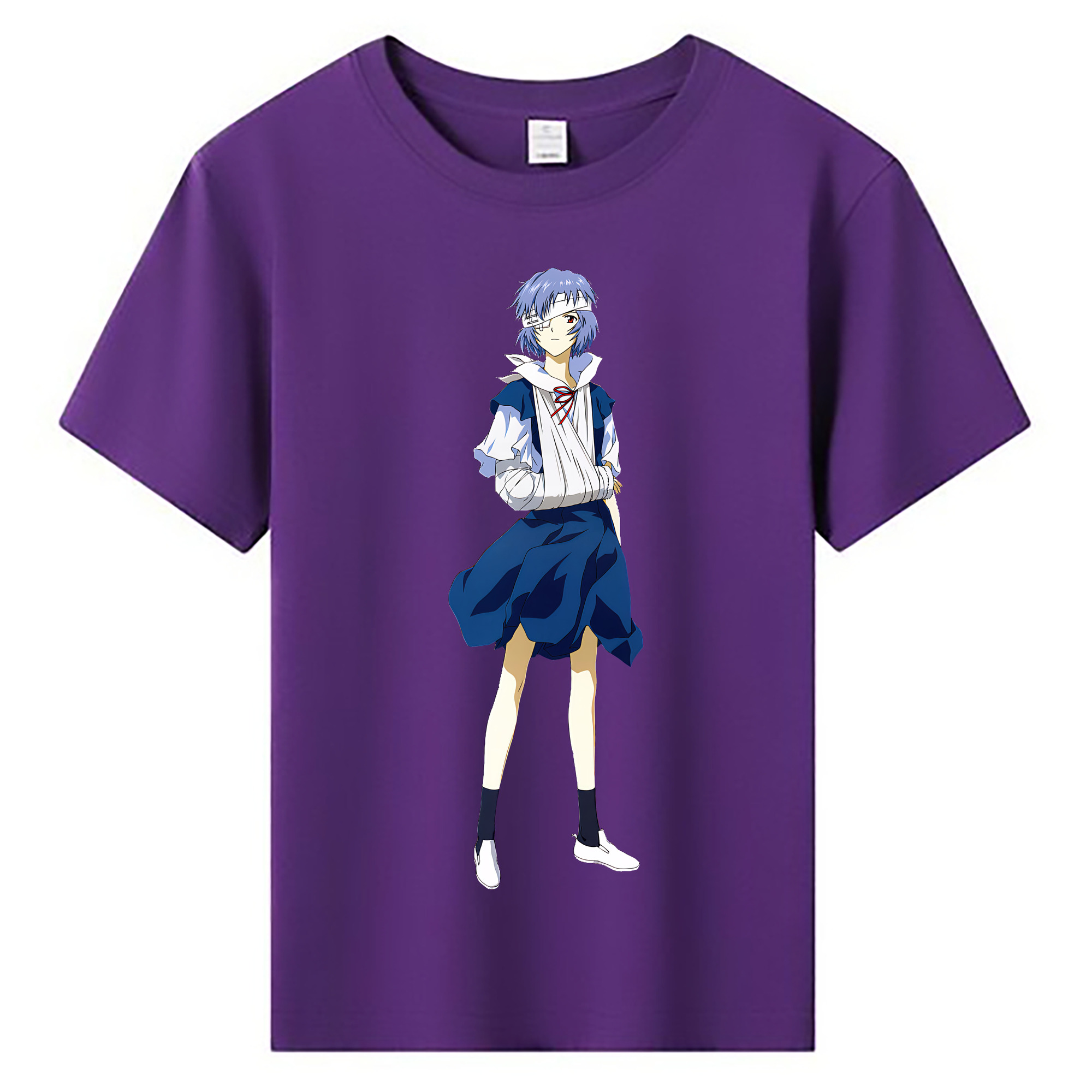 （画像用） EVA 新世紀エヴァンゲリオン 綿100％キッズTシャツ（フロントプリント）