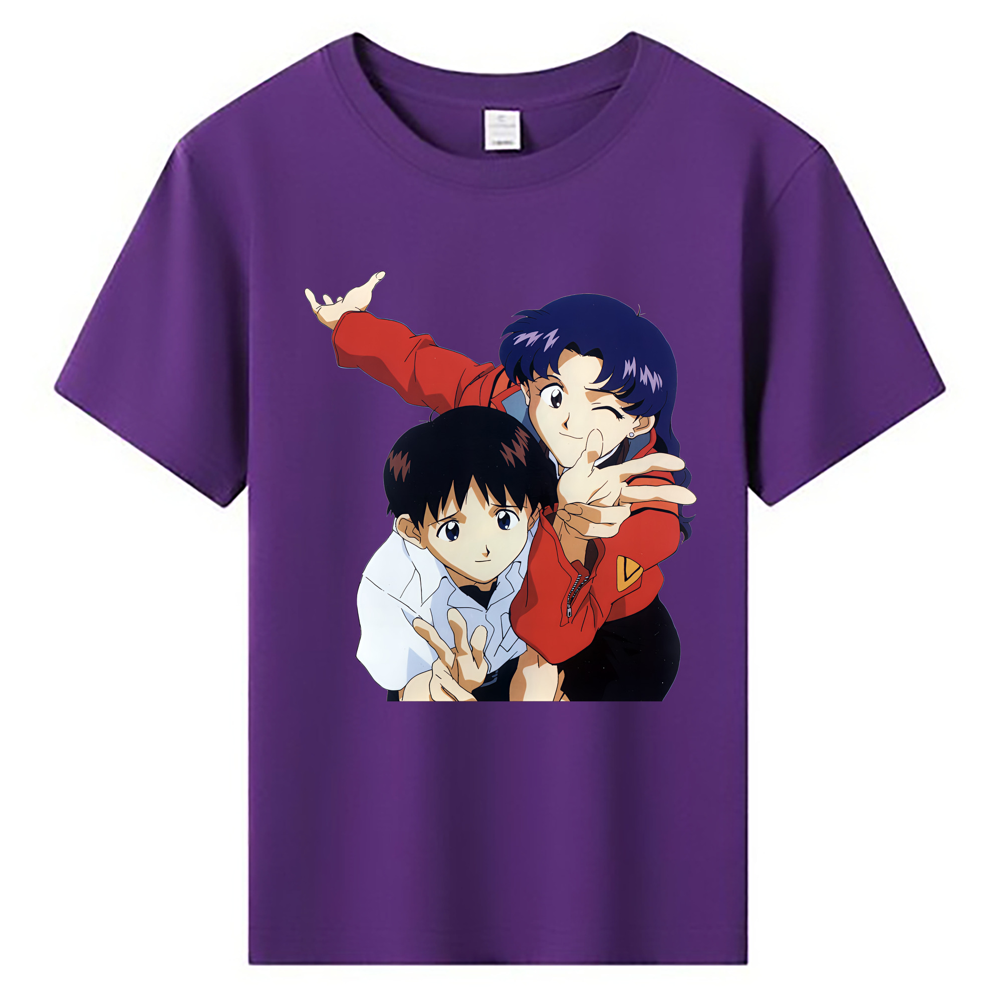 （画像用） EVA 新世紀エヴァンゲリオン 綿100％キッズTシャツ（フロントプリント）